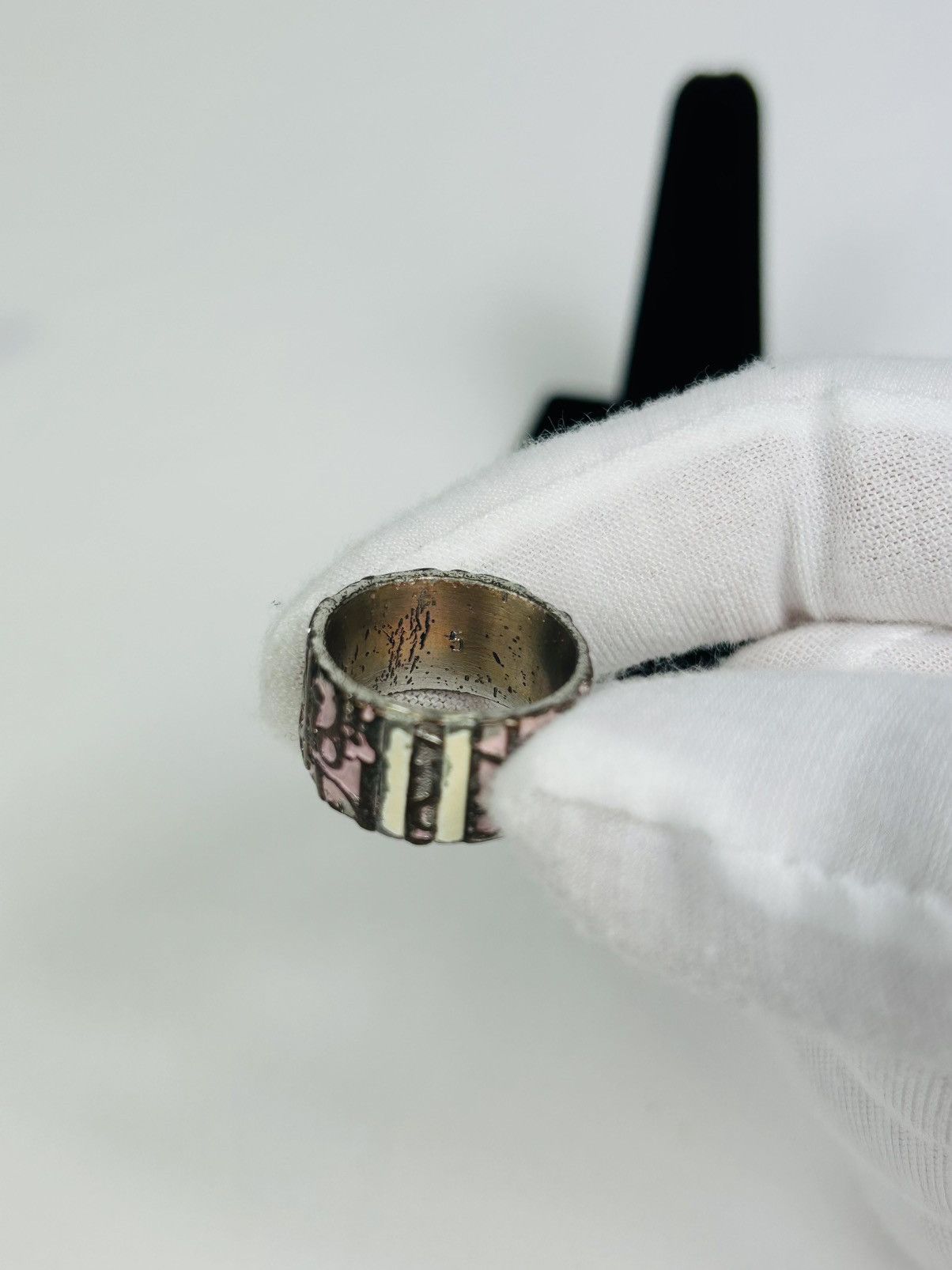 Dior Dior Pink Trotter 2 Ring Size 5 Size ONE SIZE - 5 Thumbnail