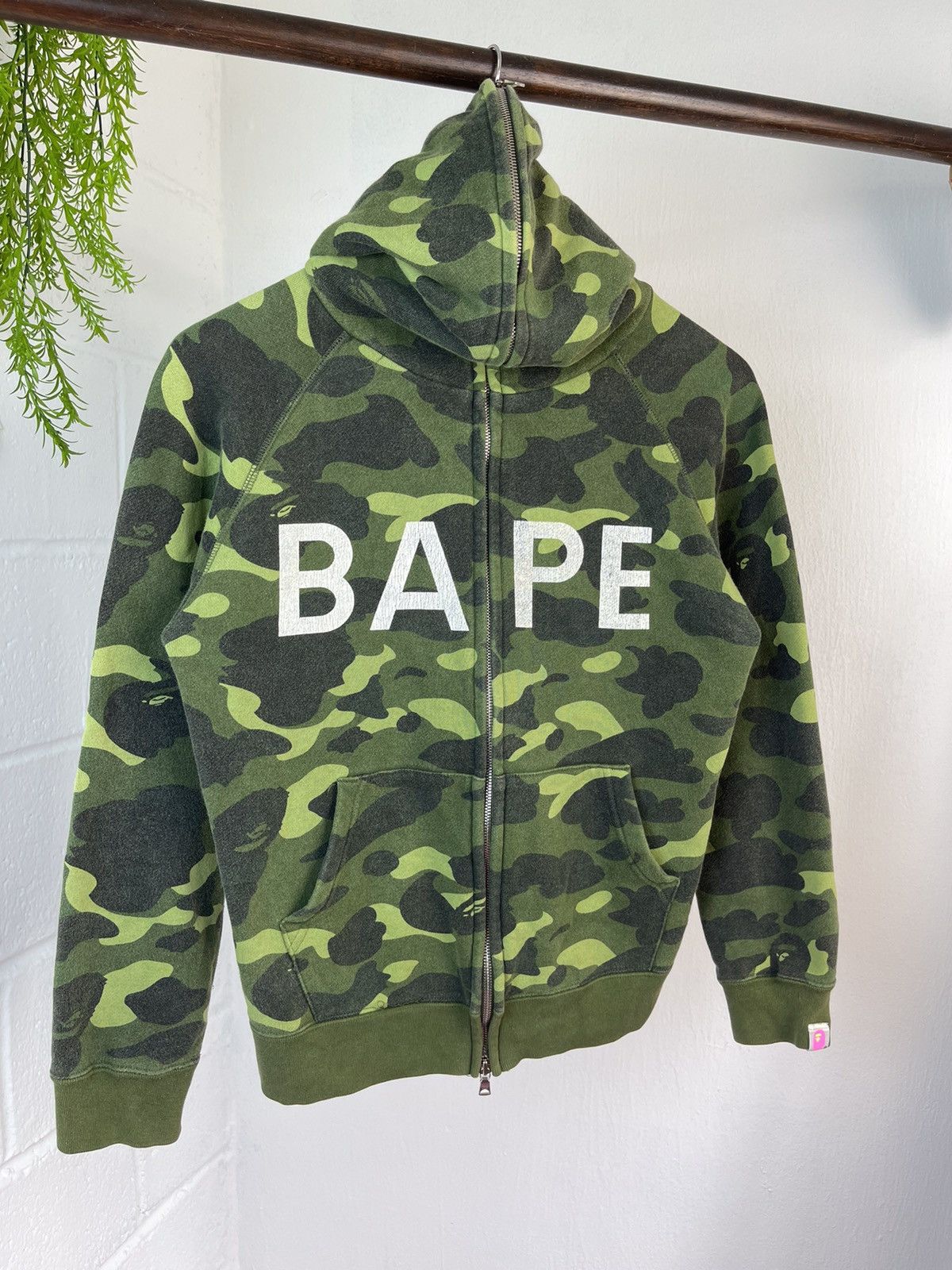 Bape × Nigo Bape 1st Green Camo Full Zip Hoodie Size XS / US 0-2 / IT 36-38 - 5 Thumbnail