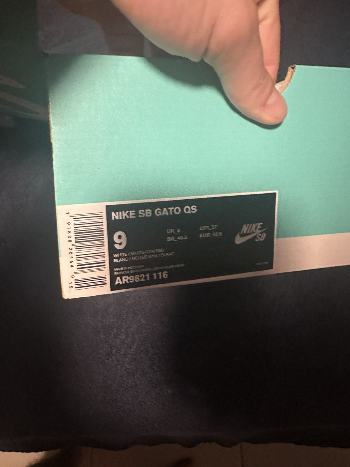 Nike × Supreme Nike SB Gato Supreme Size US 9 / EU 42 - 5 Thumbnail