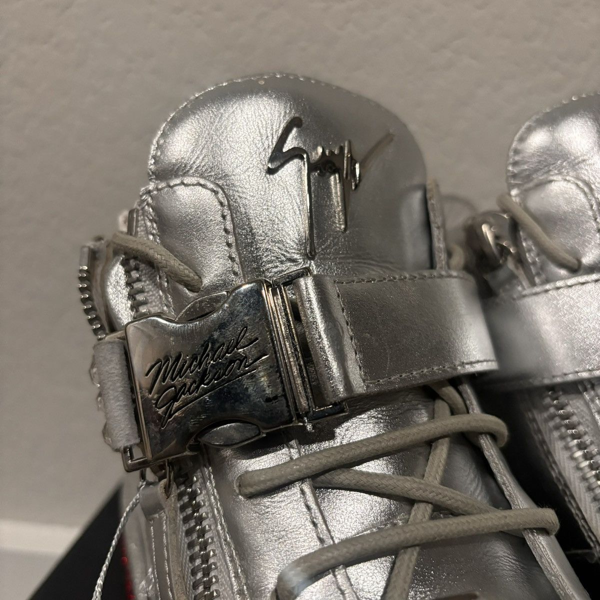 Giuseppe Zanotti Giuseppe Zanotti x Michael Jackson Tribute Sneakers Size US 11 / EU 44 - 6 Thumbnail