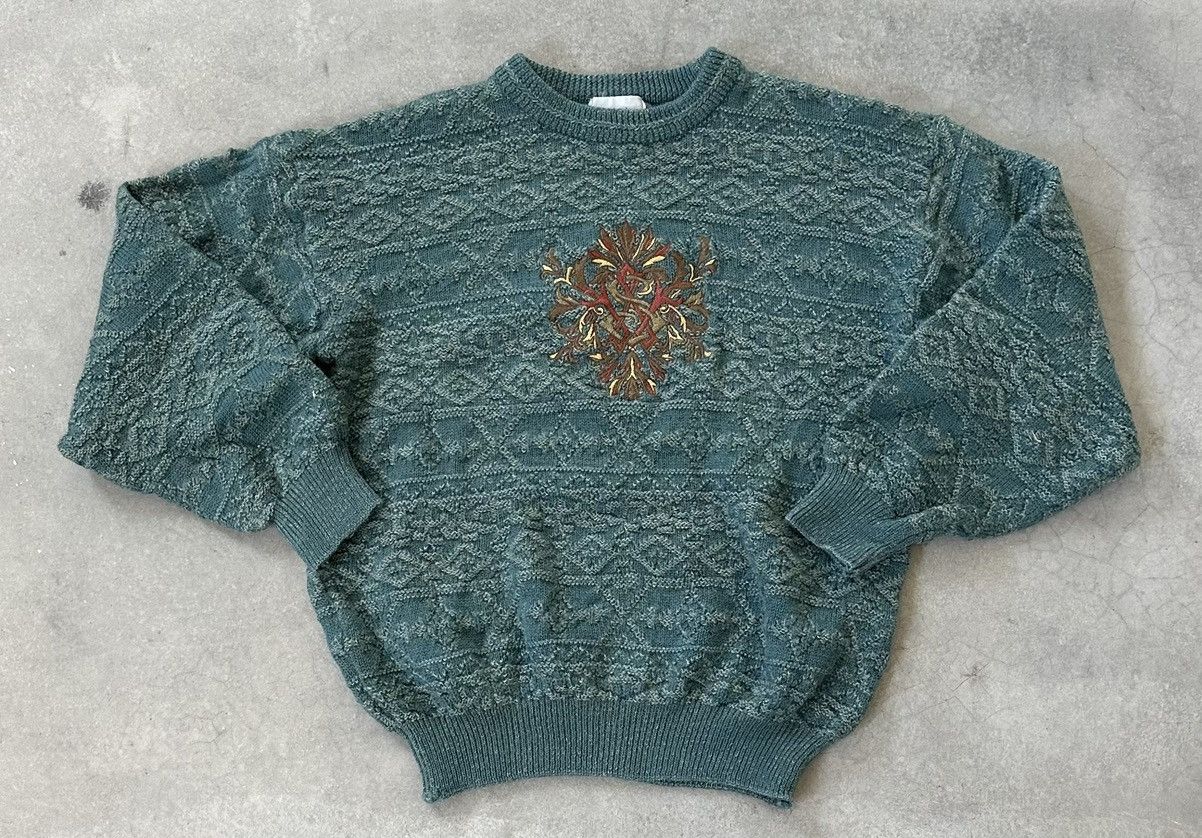 Japanese Brand VINTAGE ELVENCEDOR KNITWEAR SWEATER Size US L / EU 52-54 / 3 - 1 Thumbnail