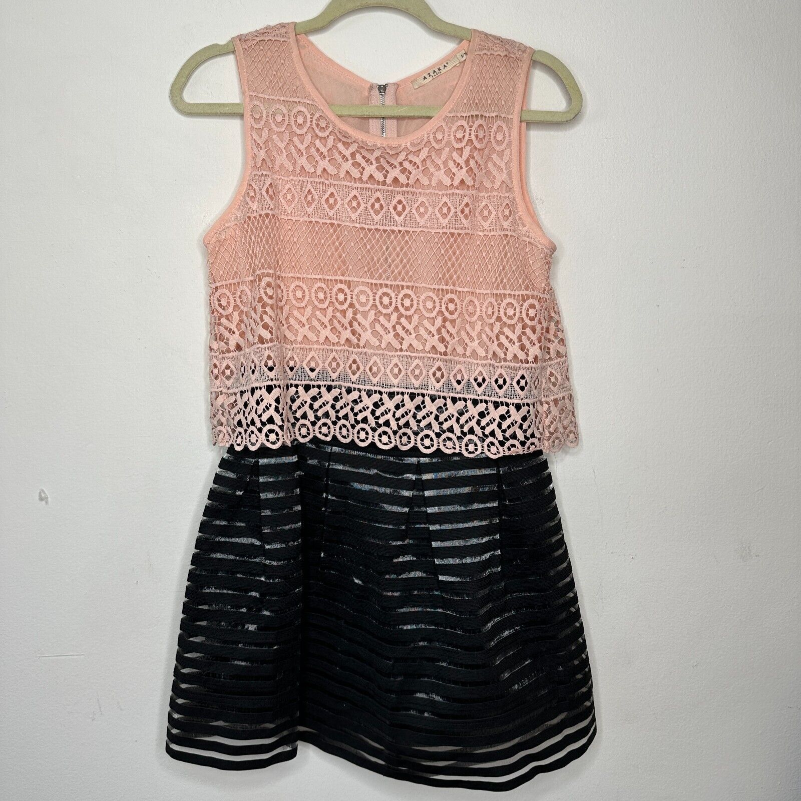 Other NWT Azaka Paris Pink Crochet Top Black Stripe Dress S / M Size M / US 6-8 / IT 42-44 - 8 Thumbnail