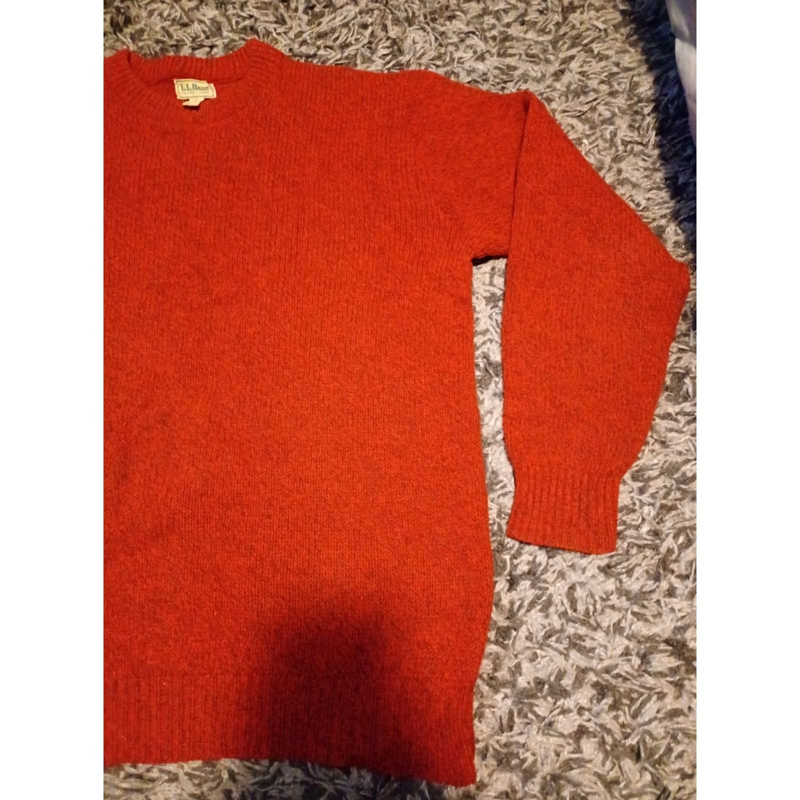 Vintage VINTAGE LL Bean Sweater Pullover Wool Red Freeport Maine Mens XL Tall Size US XL / EU 56 / 4 - 2 Thumbnail