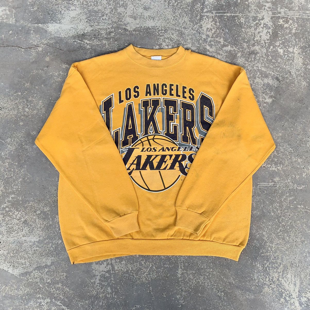 NBA VINTAGE 90s DISTRESSED ARTEX LAKERS SWEATSHIRT BASKETBALL Size US L / EU 52-54 / 3 - 2 Thumbnail
