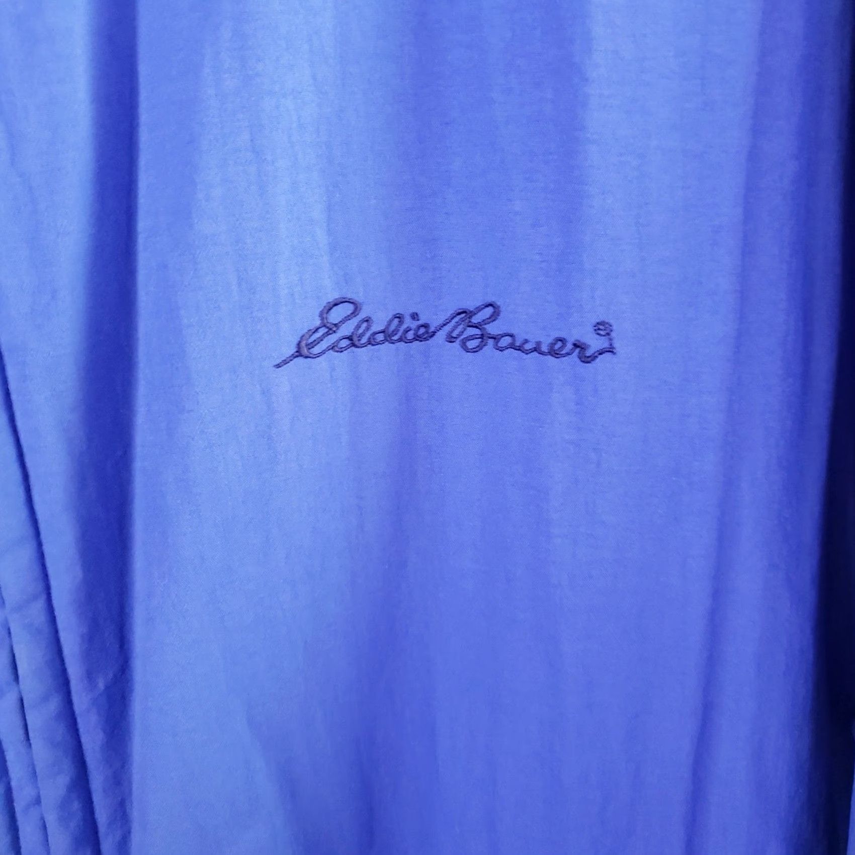 Eddie Bauer VINTAGE Eddie Bauer WeatherEdge Rain Coat Blue Black Mens XL Waterproof Hooded Jacket Size US XL / EU 56 / 4 - 5 Thumbnail