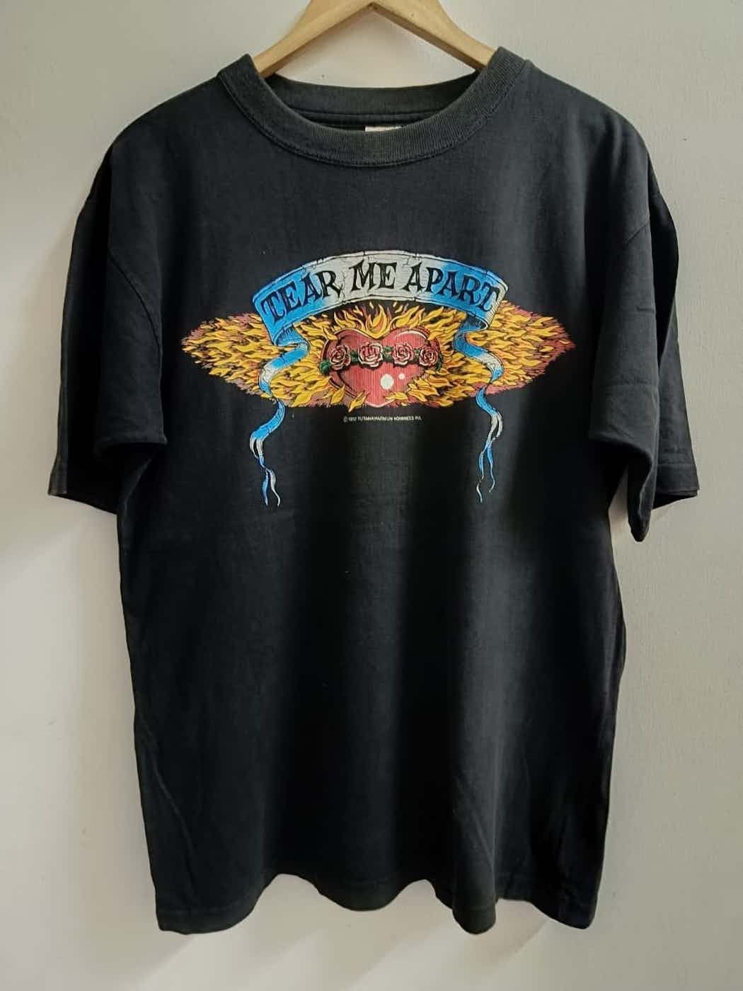 image of Band Tees x Tour Tee Vintage 90's Band The Angel Tear Me Apart Tee in Black, Men's (Size XL)