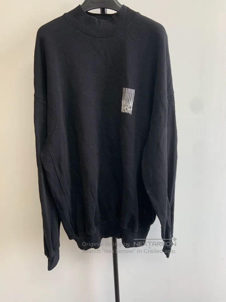 Balenciaga Balenciaga Barcode Print Long Sleeve Sweatshirt Black Size US S / EU 44-46 / 1 - 1 Thumbnail