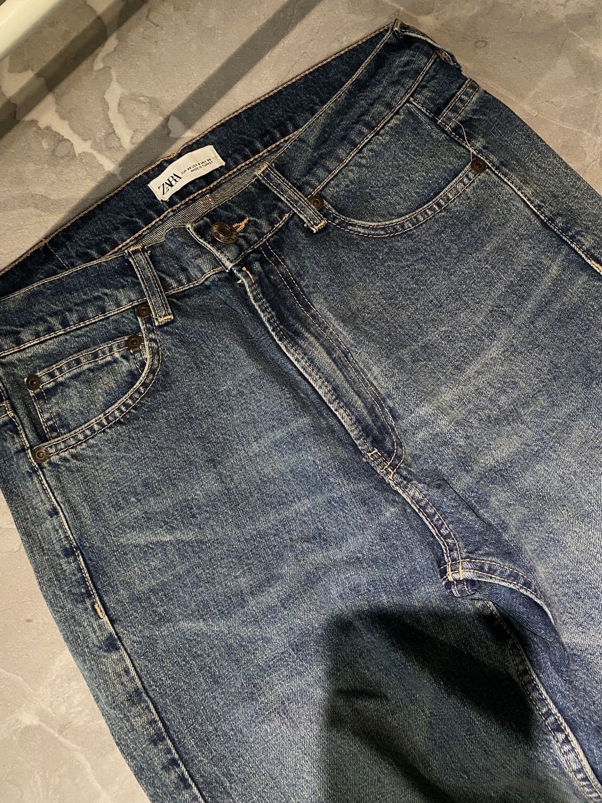 Japanese Brand SWAG Baggy Vintage Jeans Number Nine style- Y2K Drip Rare Size US 31 - 4 Thumbnail