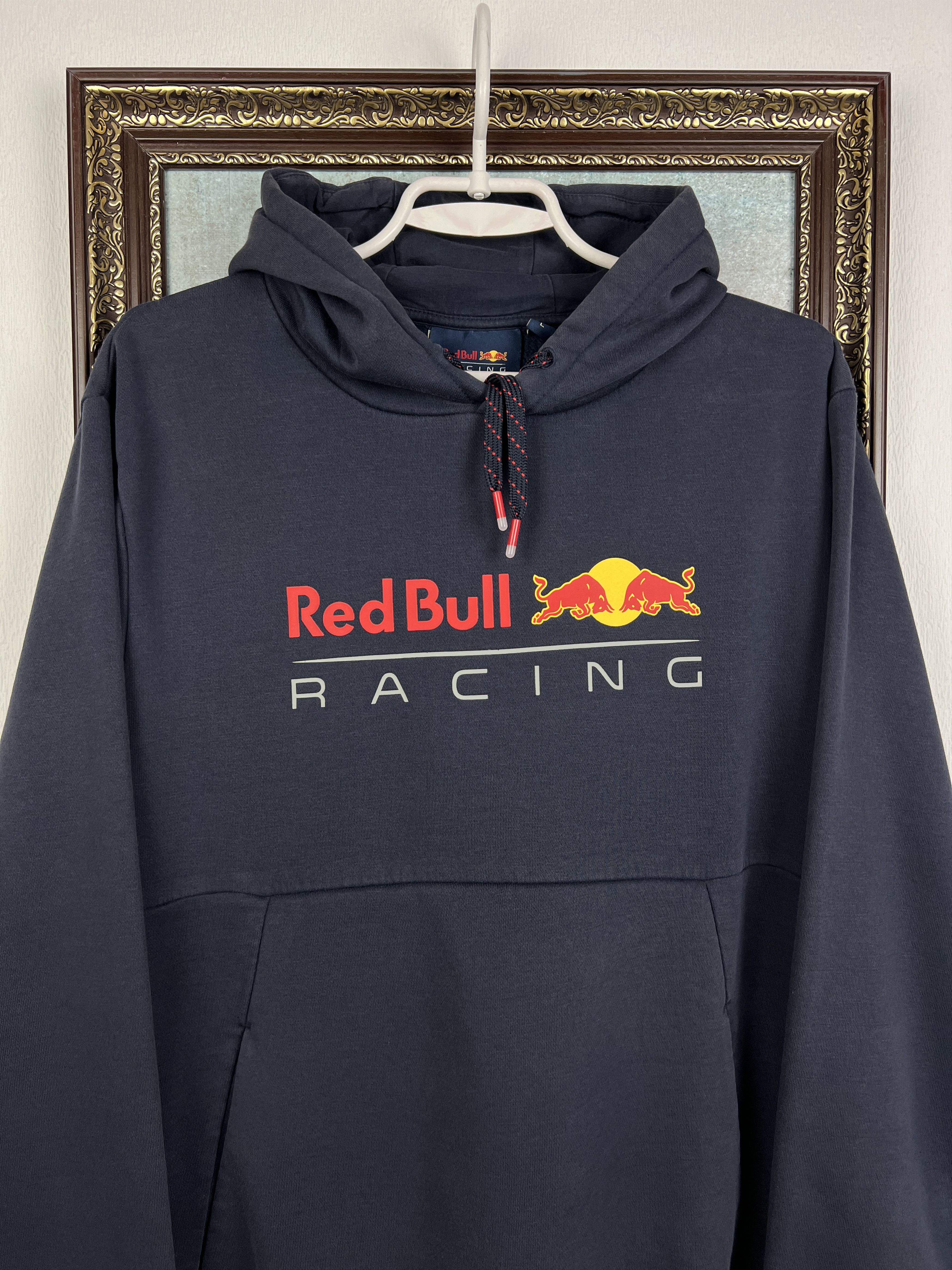 Vintage Red Bull Racing F1 Over Print Hoodie Sweatshirt Jacket Rare Size US L / EU 52-54 / 3 - 2 Thumbnail