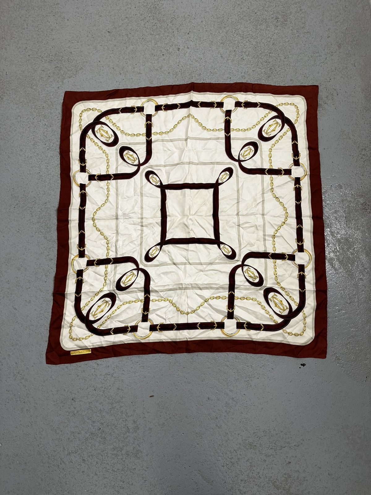 Cartier Must De Cartier Silk Scarf Size ONE SIZE - 13 Thumbnail