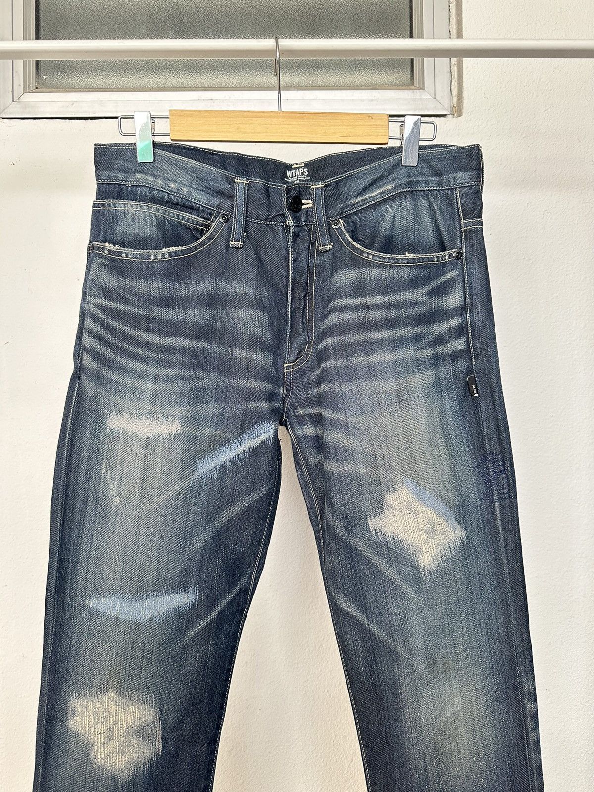Wtaps 11SS - WTAPS '' Who Dares Wins '' trashed denim jeans Size US 32 / EU 48 - 9 Thumbnail