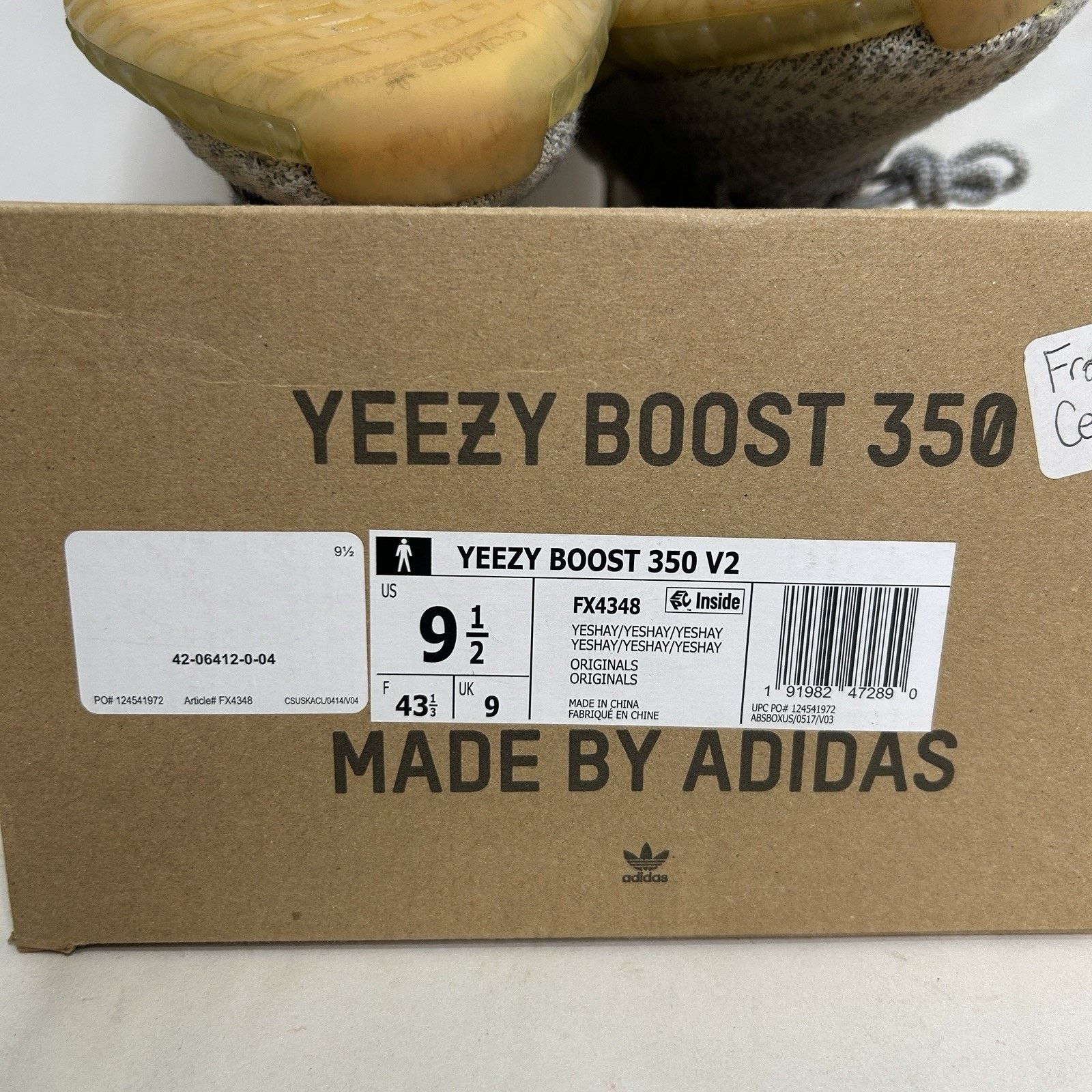 Adidas Adidas Yeezy Boost 350 V2 “Yeshaya Non-Reflective” Size US 9.5 / EU 42-43 - 8 Thumbnail