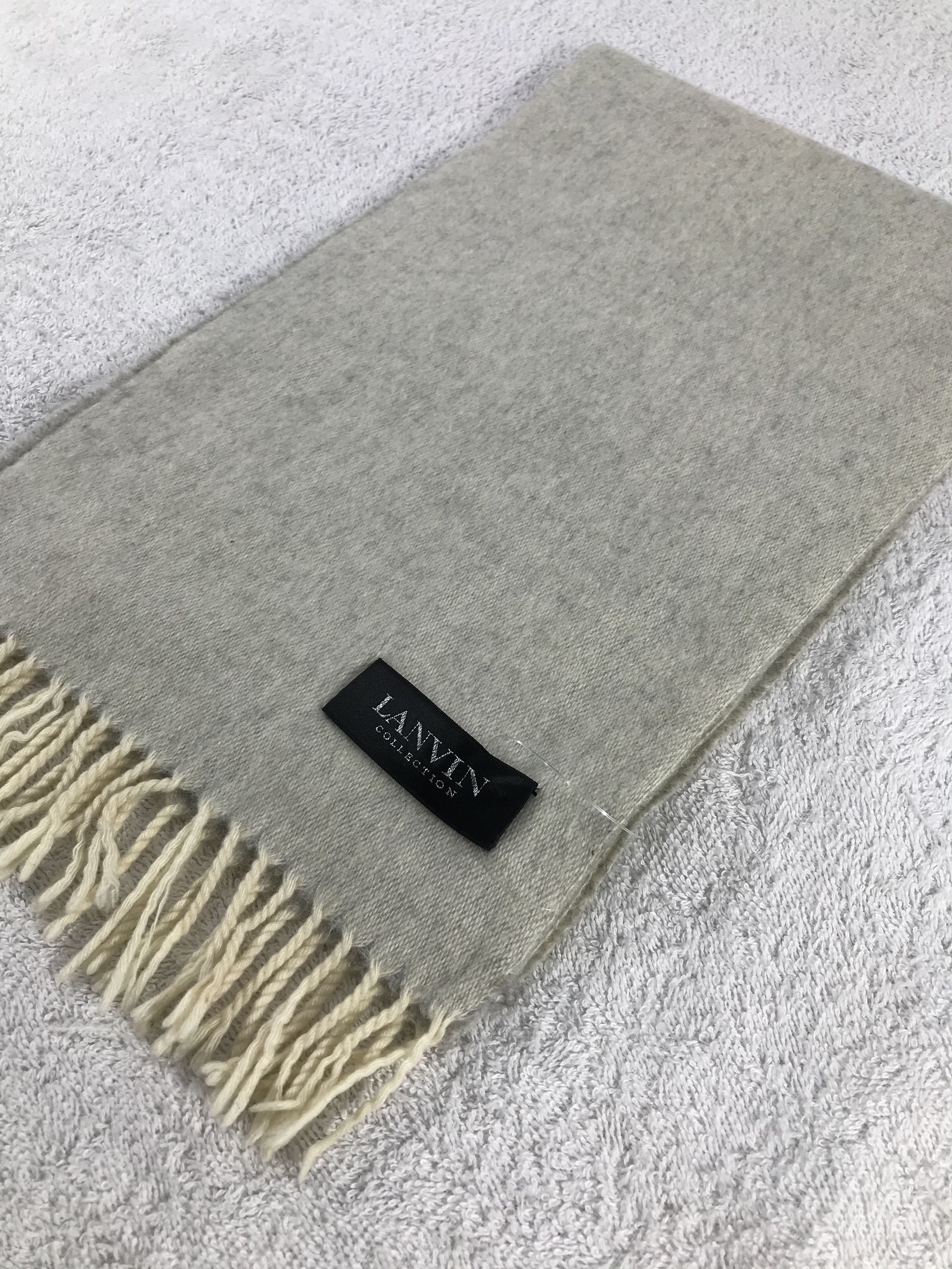 Lanvin × Vintage Lanvin Scarf / Muffler / Neckwear - WW1537 Size ONE SIZE - 3 Thumbnail