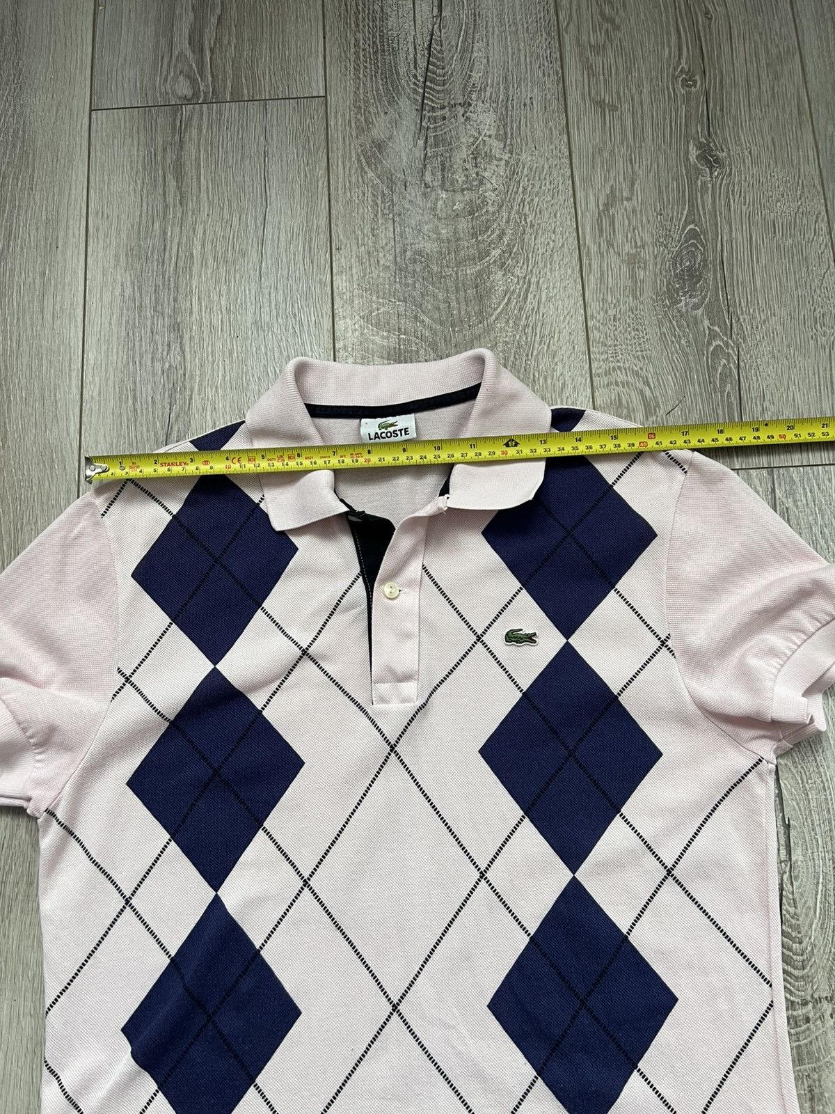 Lacoste Vintage Lacoste Polos Preppy Style 2000s Geometric Pattern Size M / US 6-8 / IT 42-44 - 14 Thumbnail