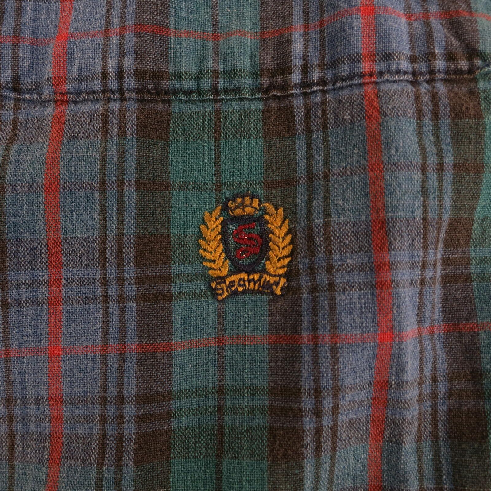 Other Vintage Siegfried Men's Multi-Plaid Button-Down Shirt 3X Big Size US XXL / EU 58 / 5 - 3 Thumbnail