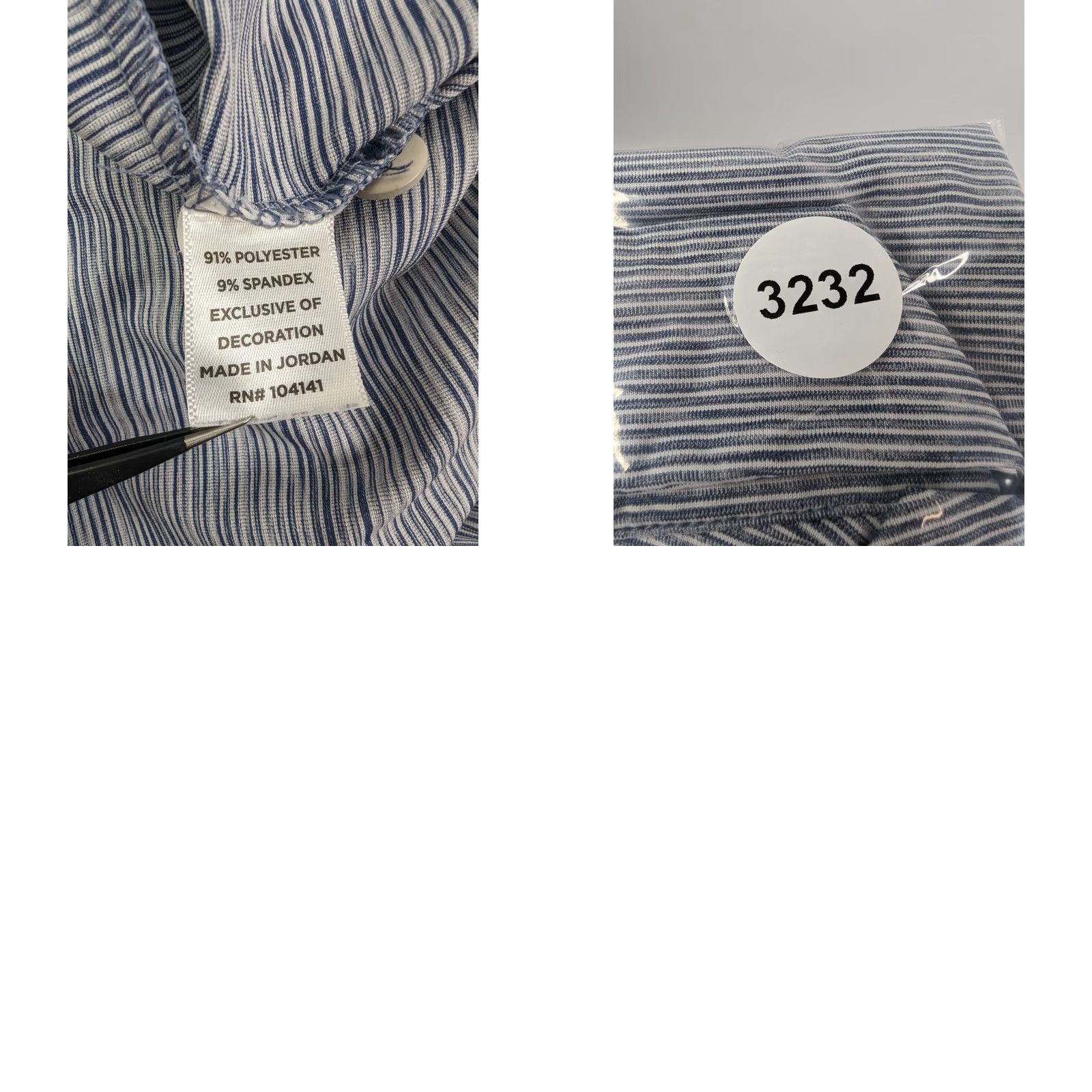 Vintage Walter Hagen Shirt XL Stripe Short Sleeve Polo Golf Men Blue Button-Up Comfort Stretch Size US XL / EU 56 / 4 - 8 Thumbnail