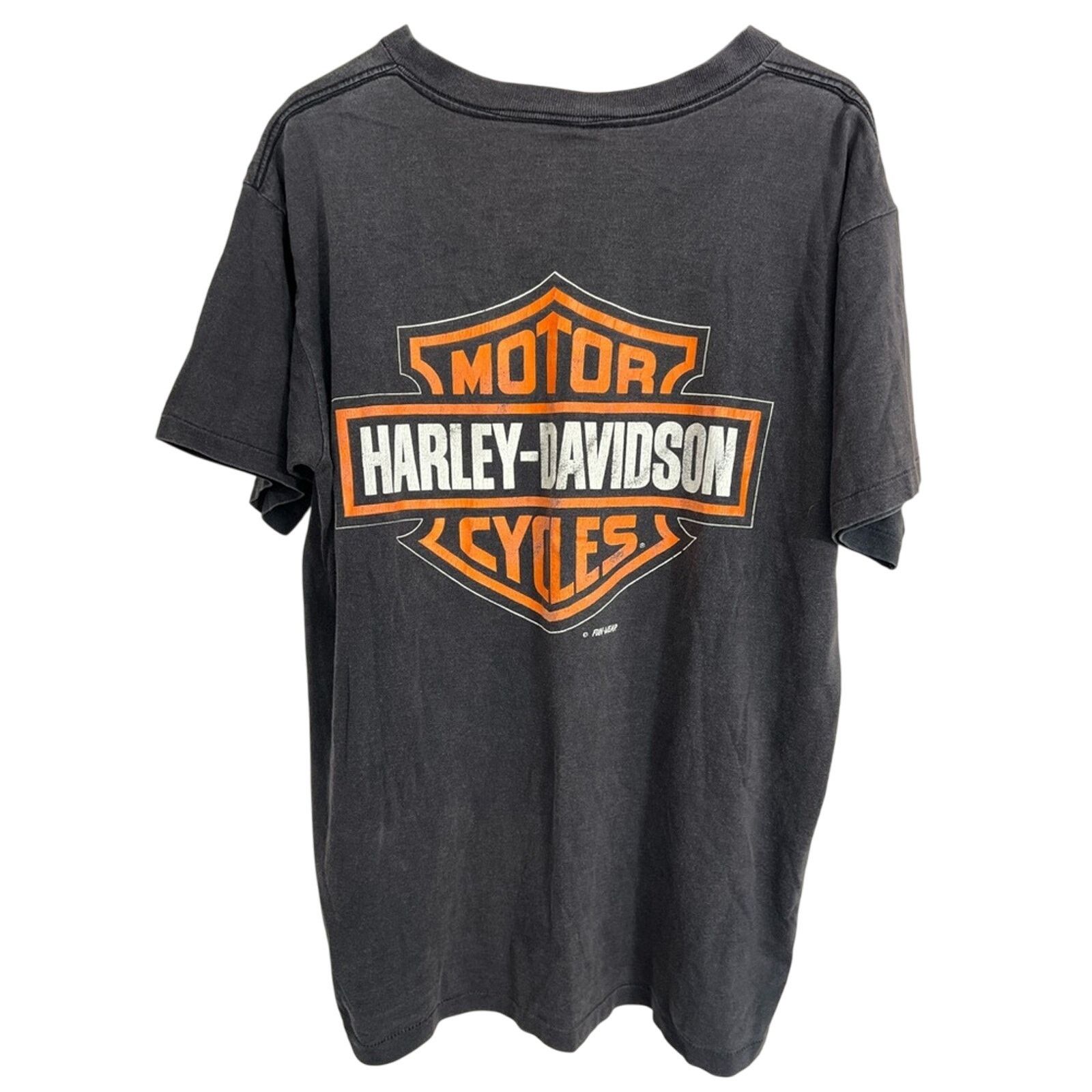 Harley Davidson Vintage Harley Davidson Fun Wear Eagle Rare Made in USA Size US L / EU 52-54 / 3 - 2 Thumbnail