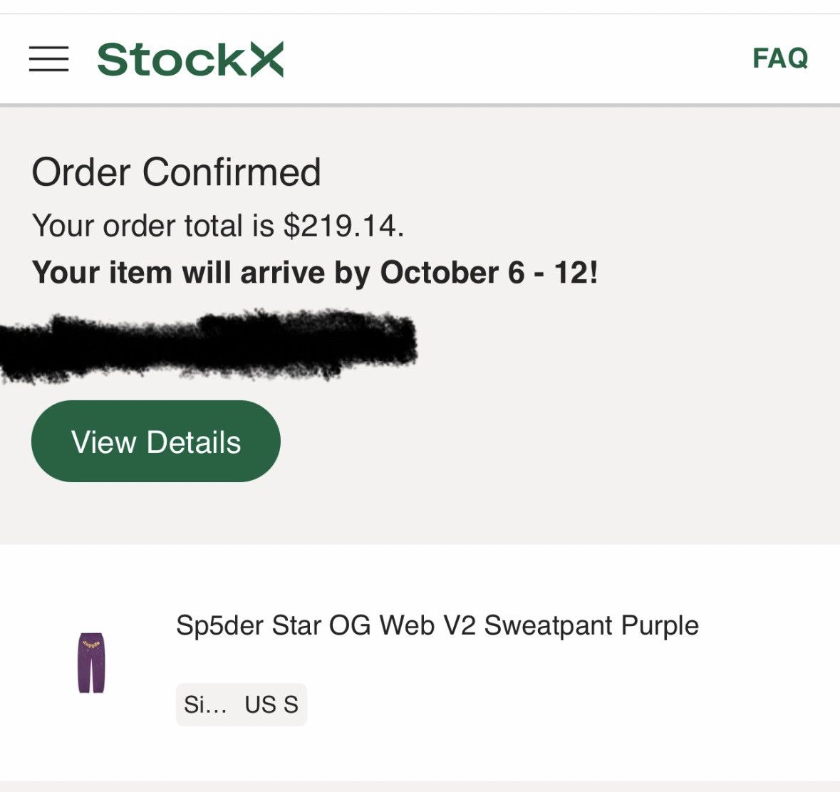 Sp5der PURPLE STAR OG WEB V2 SWEATPANTS Size US 28 / EU 44 - 8 Thumbnail