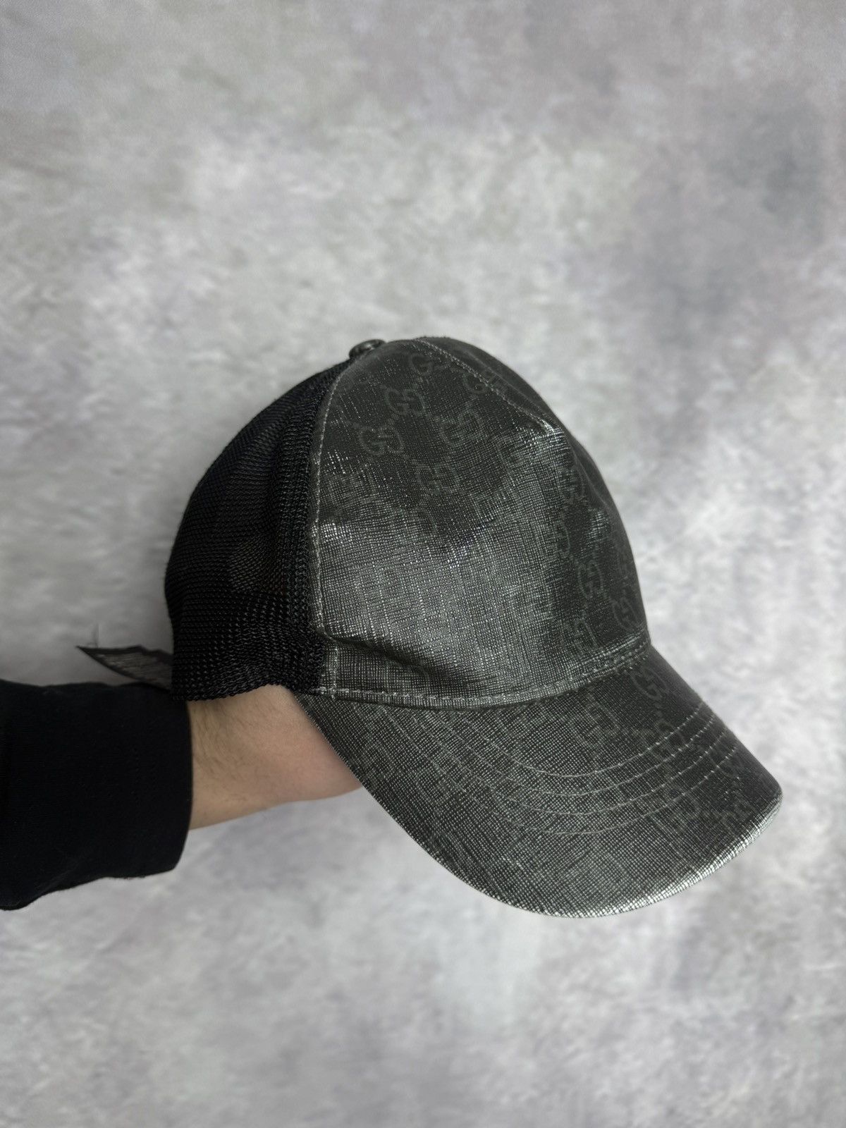 Gucci Gucci monogram GG hat cap grey Size ONE SIZE - 2 Thumbnail
