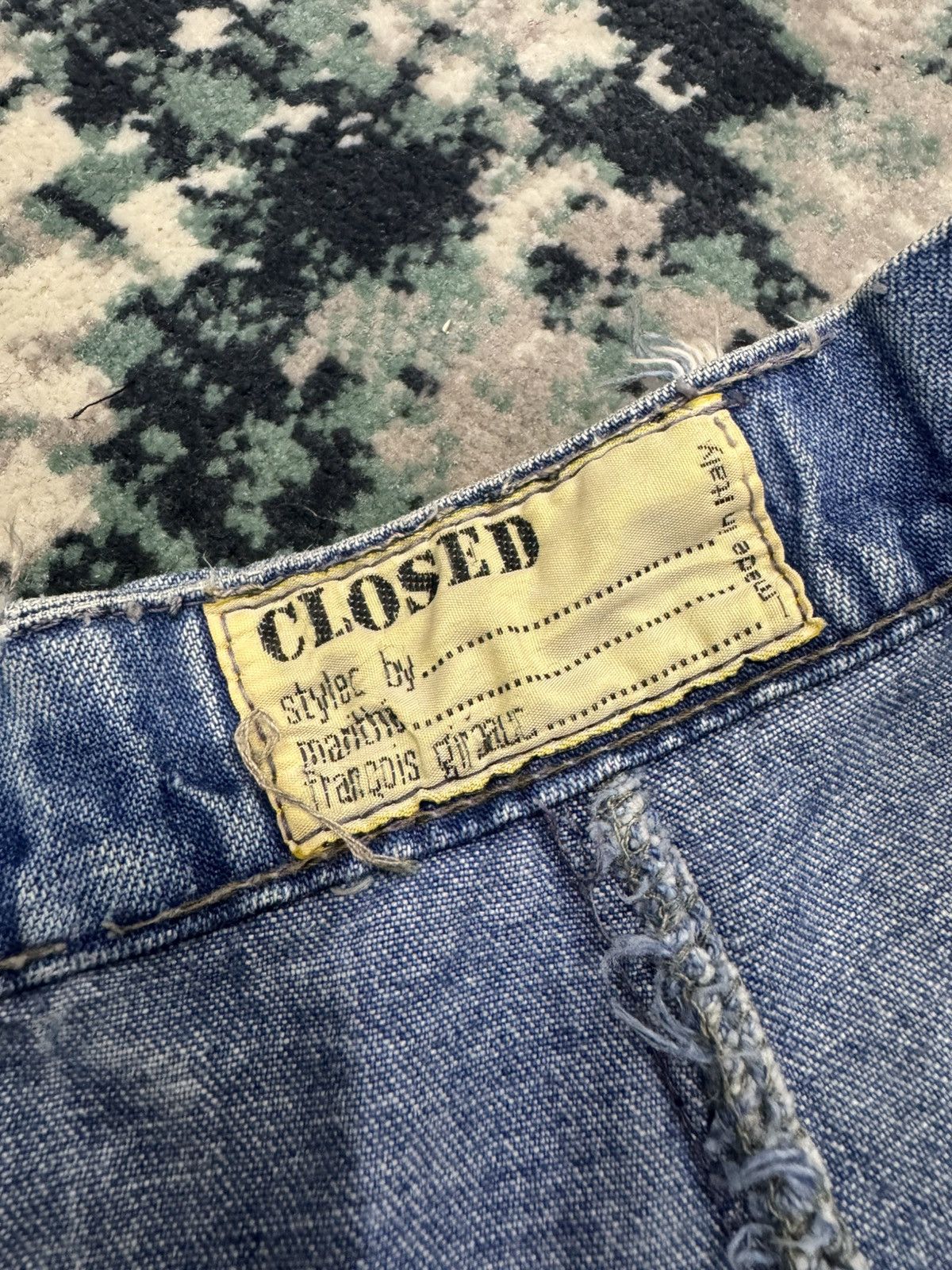 CLOSED 1980s MARITHE FRANCOIS GIRBAUD X CLOSED TUPAC SHAKUR JEANS Size US 35 - 4 Thumbnail