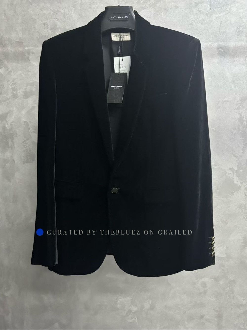 Saint Laurent Paris Classic Black Blazer in Size 38R Size US M / EU 48-50 / 2 - 1 Thumbnail