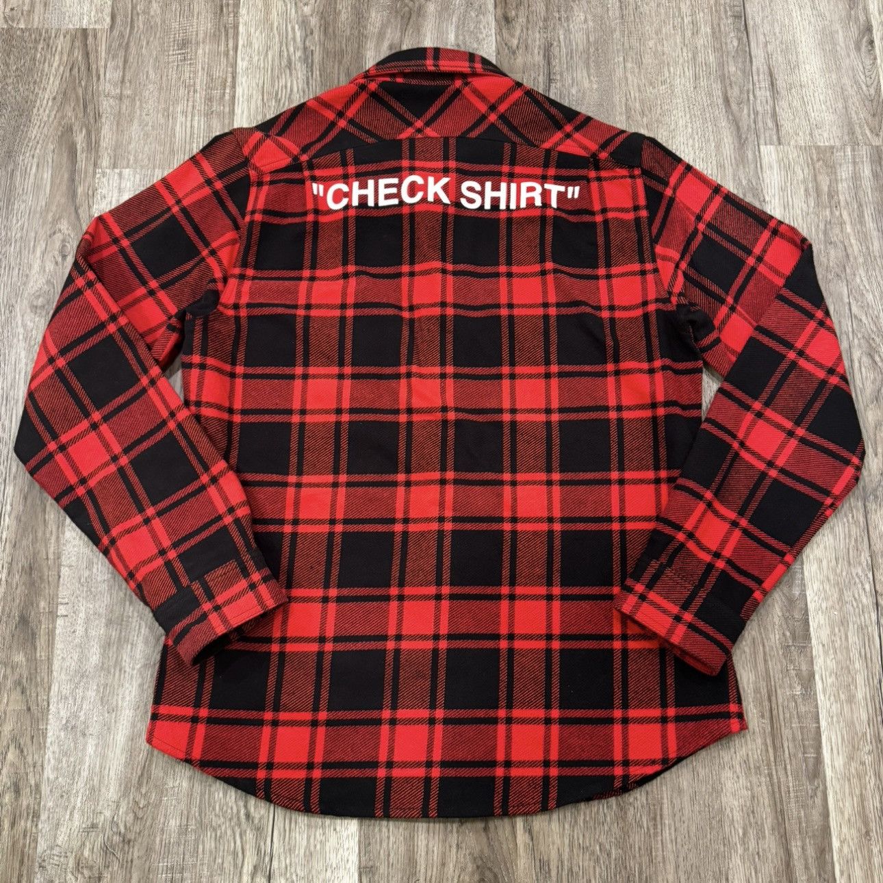 Off-White Off-White 2018 Check Shirt Plaid Flannel Size US L / EU 52-54 / 3 - 3 Thumbnail