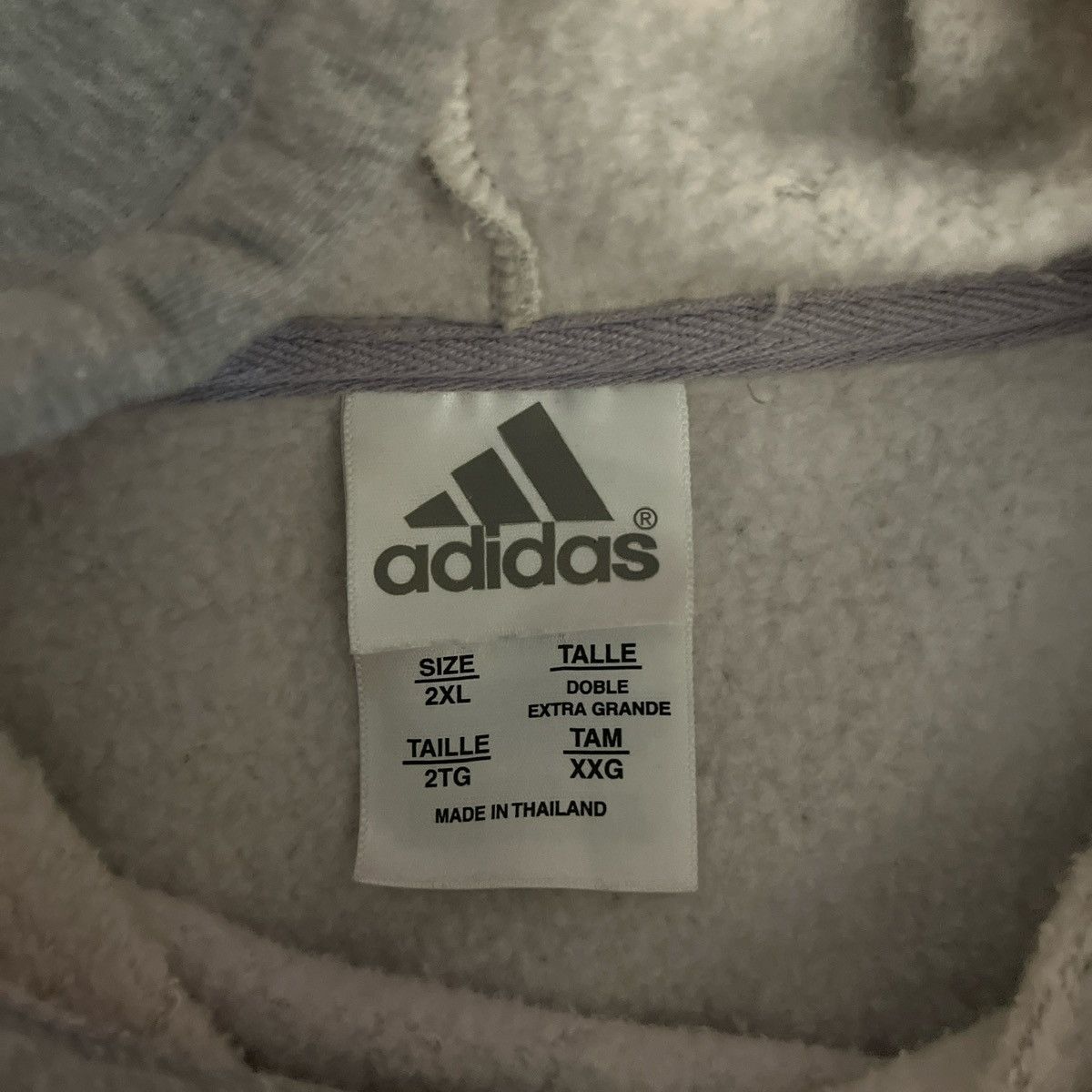 Adidas Note Dame Adidas Hoodie Size US XXL / EU 58 / 5 - 4 Thumbnail