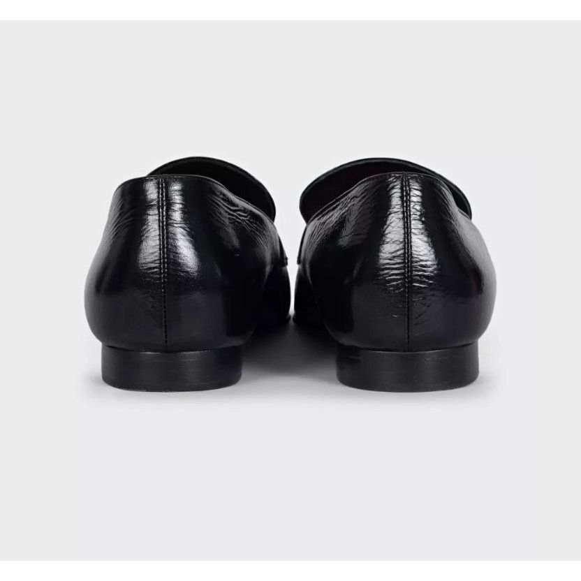 Chanel Chanel Black Leather CC Logo Ballet Flats - Size 38.5 Size US 7.5 / IT 37.5 - 4 Thumbnail