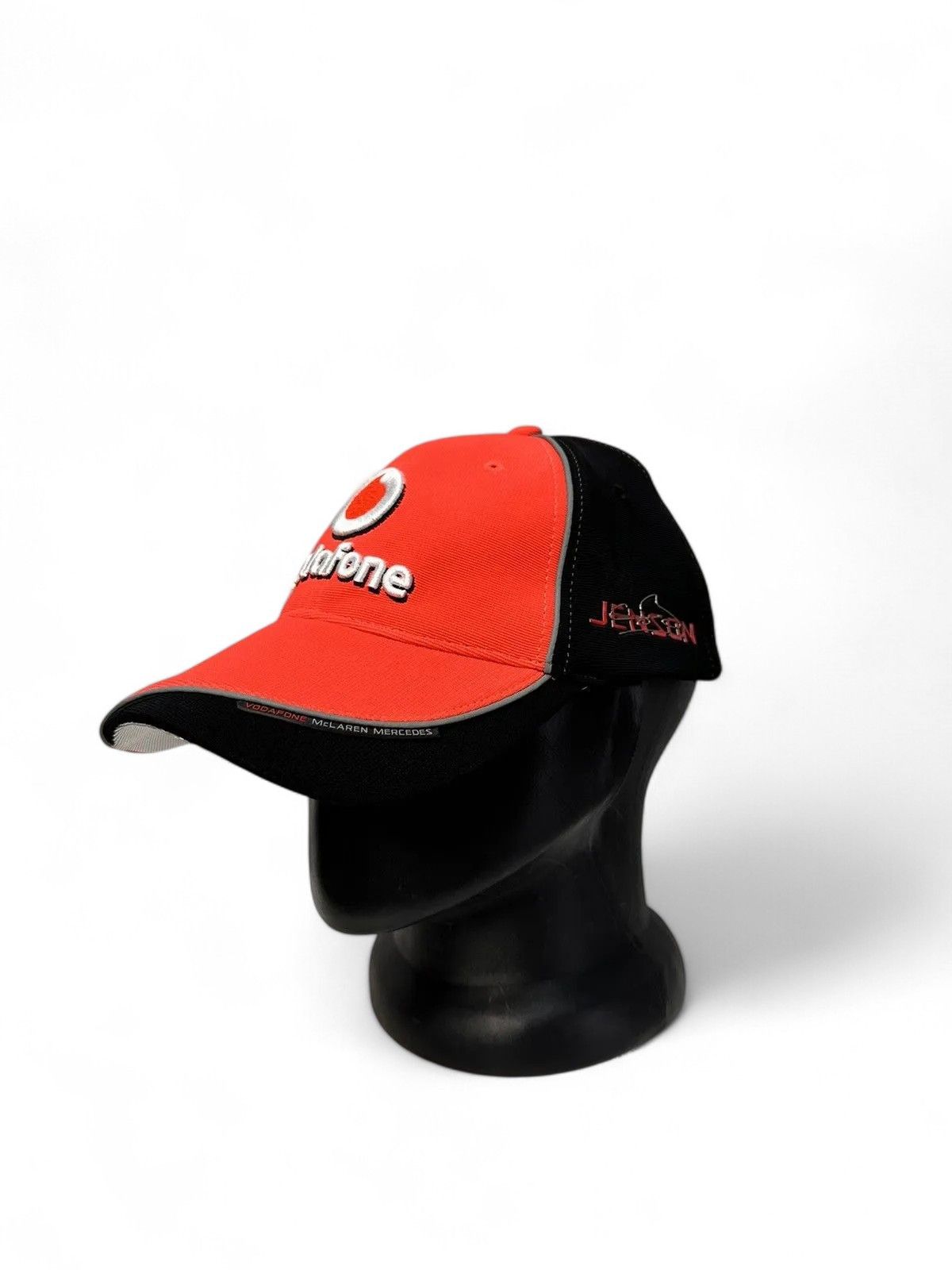 Mercedes-Benz McLaren Mercedes F1Red Cap Vodafone Jenson Button Motorsport Size ONE SIZE - 2 Thumbnail