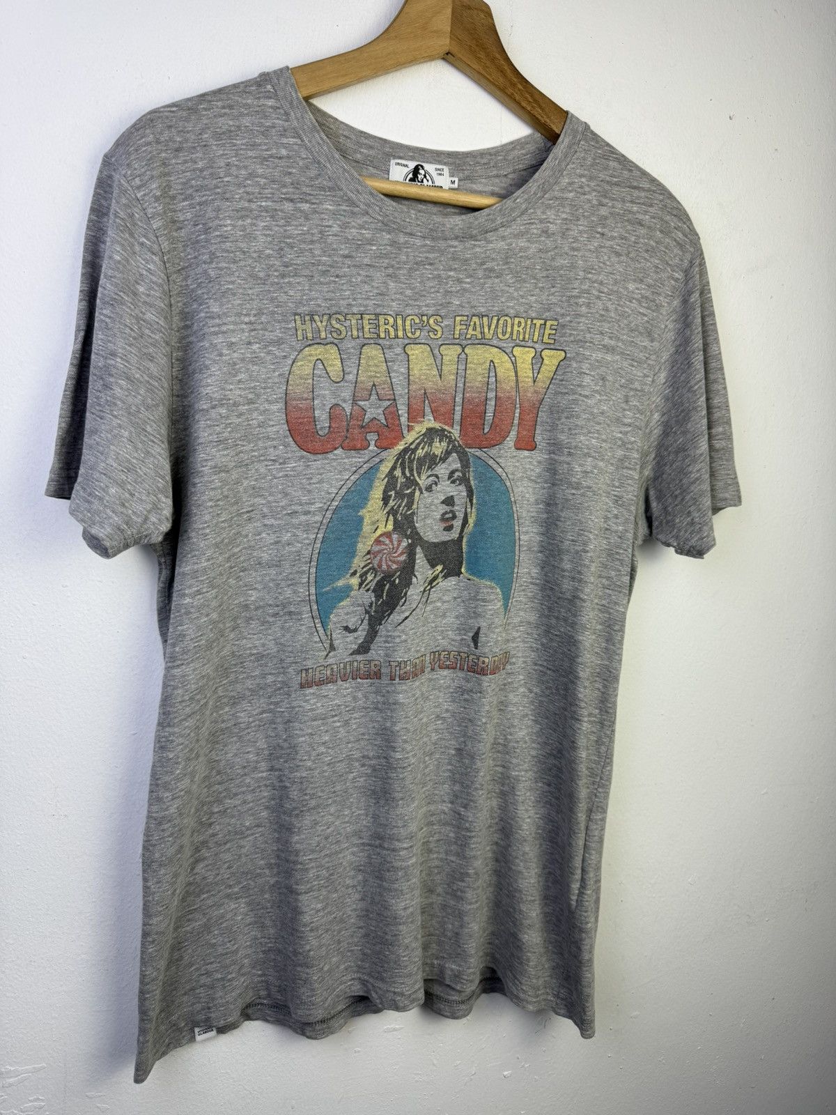 Hysteric Glamour Hysteric Glamour "Favorite Candy" t-shirt in grey Size US M / EU 48-50 / 2 - 2 Thumbnail