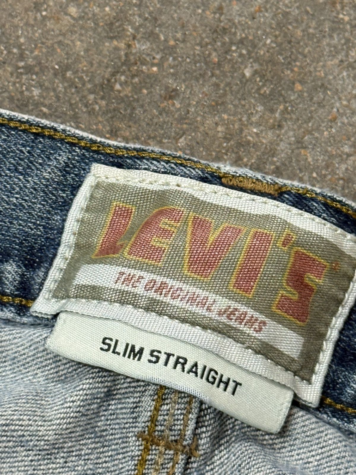 Levi's Vintage Checkered Levi Distressed Slim Hole Knee Denim Jeans Size US 32 / EU 48 - 17 Thumbnail