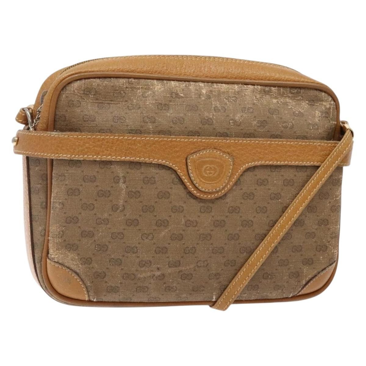 Gucci GUCCI Micro GG Supreme Shoulder Bag Pvc Beige Gold 007 904 Size ONE SIZE - 1 Thumbnail