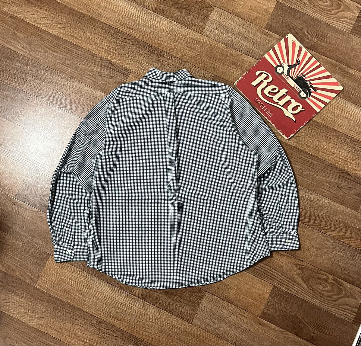 Polo Ralph Lauren Vintage Polo Ralph Lauren Checked Pattern Long Sleeve Shirt Size US XXL / EU 58 / 5 - 6 Thumbnail