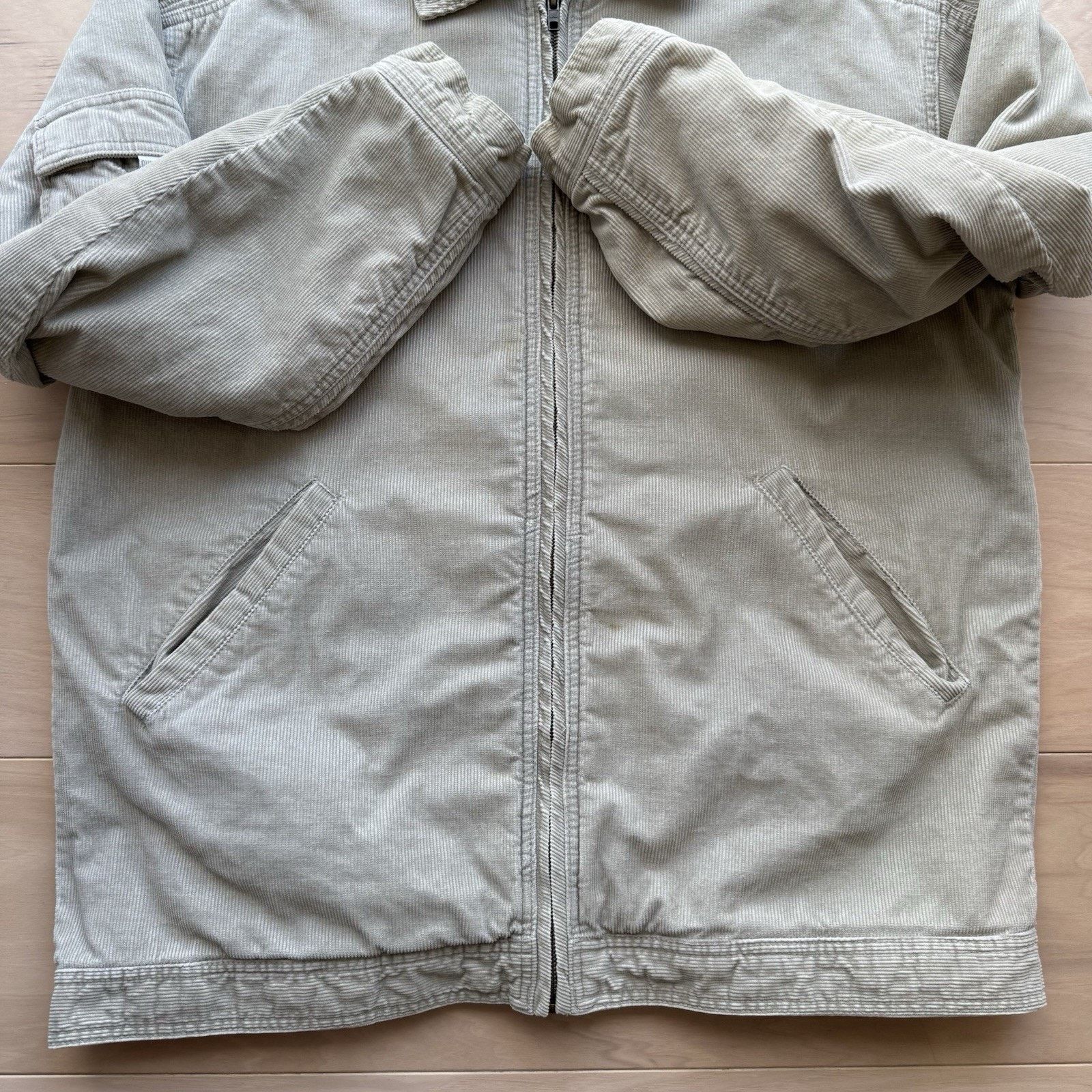 Quiksilver Vintage Quiksilver Jacket Small Gray Khaki Workwear Size US S / EU 44-46 / 1 - 6 Thumbnail