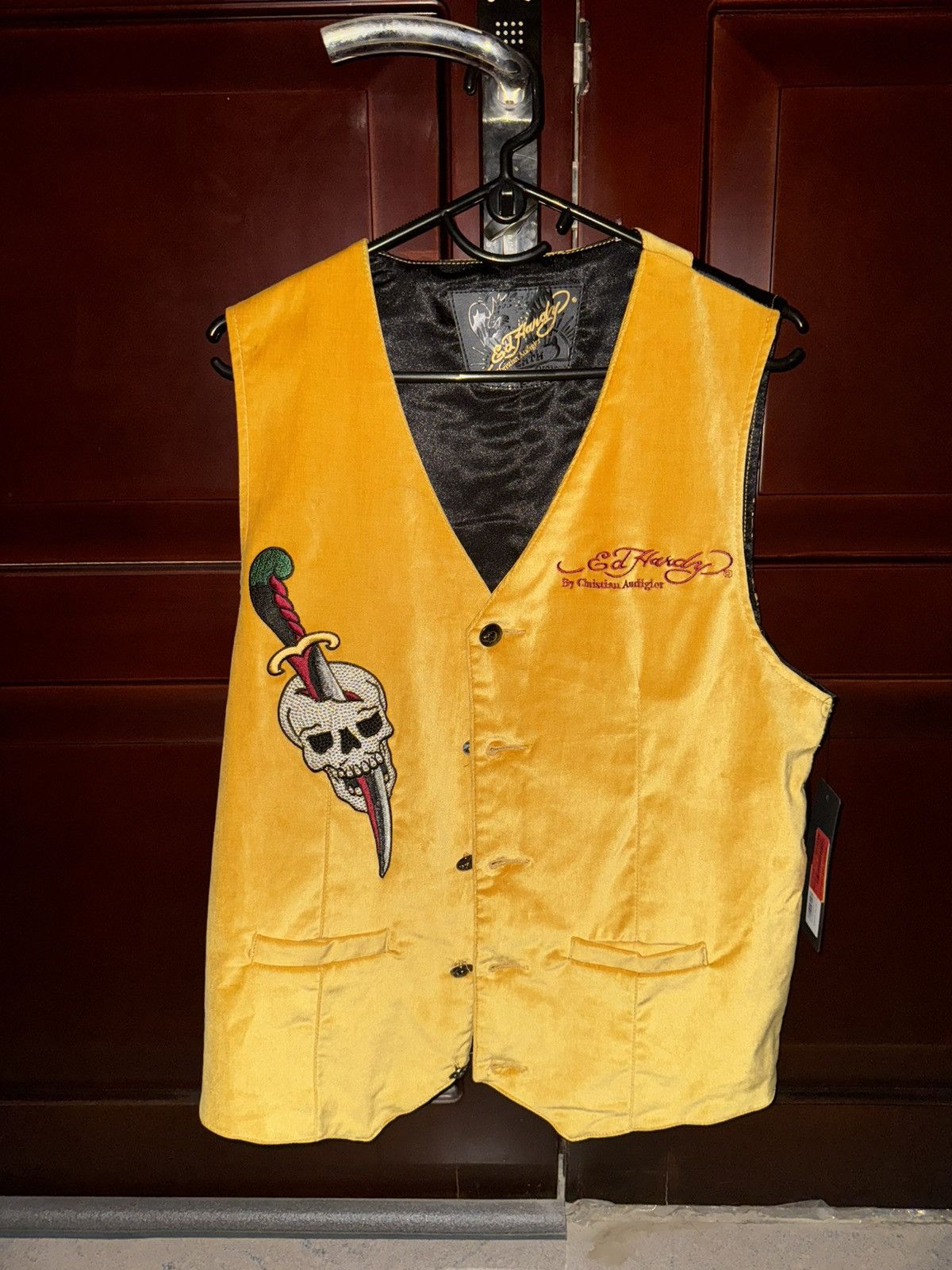 Ed Hardy Don Ed Hardy velvet Vest Size US M / EU 48-50 / 2 - 1 Thumbnail