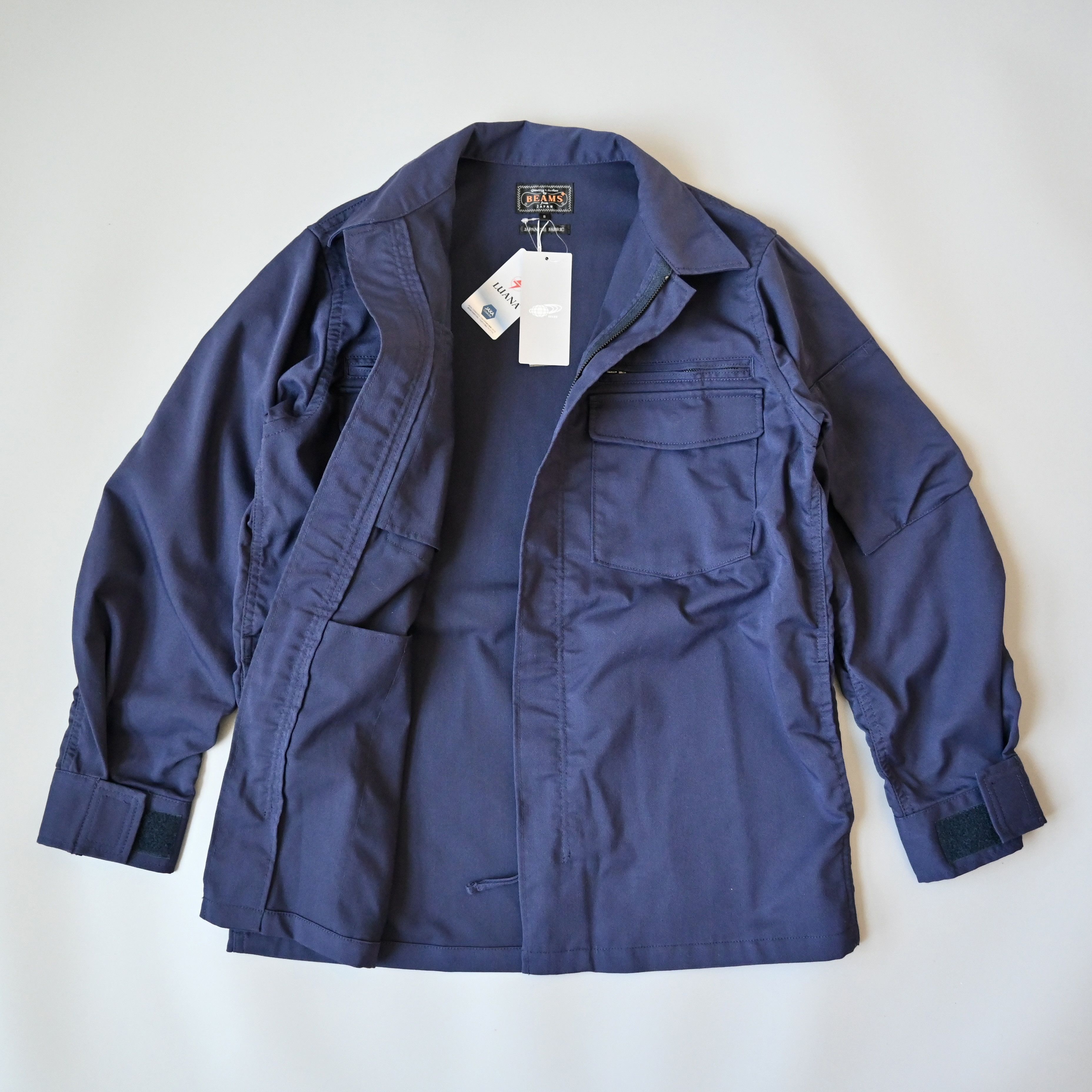 Beams Plus UNUSED, Beams Plus, Millitaly Zip Blouson, antistatic fabric Size US S / EU 44-46 / 1 - 5 Thumbnail