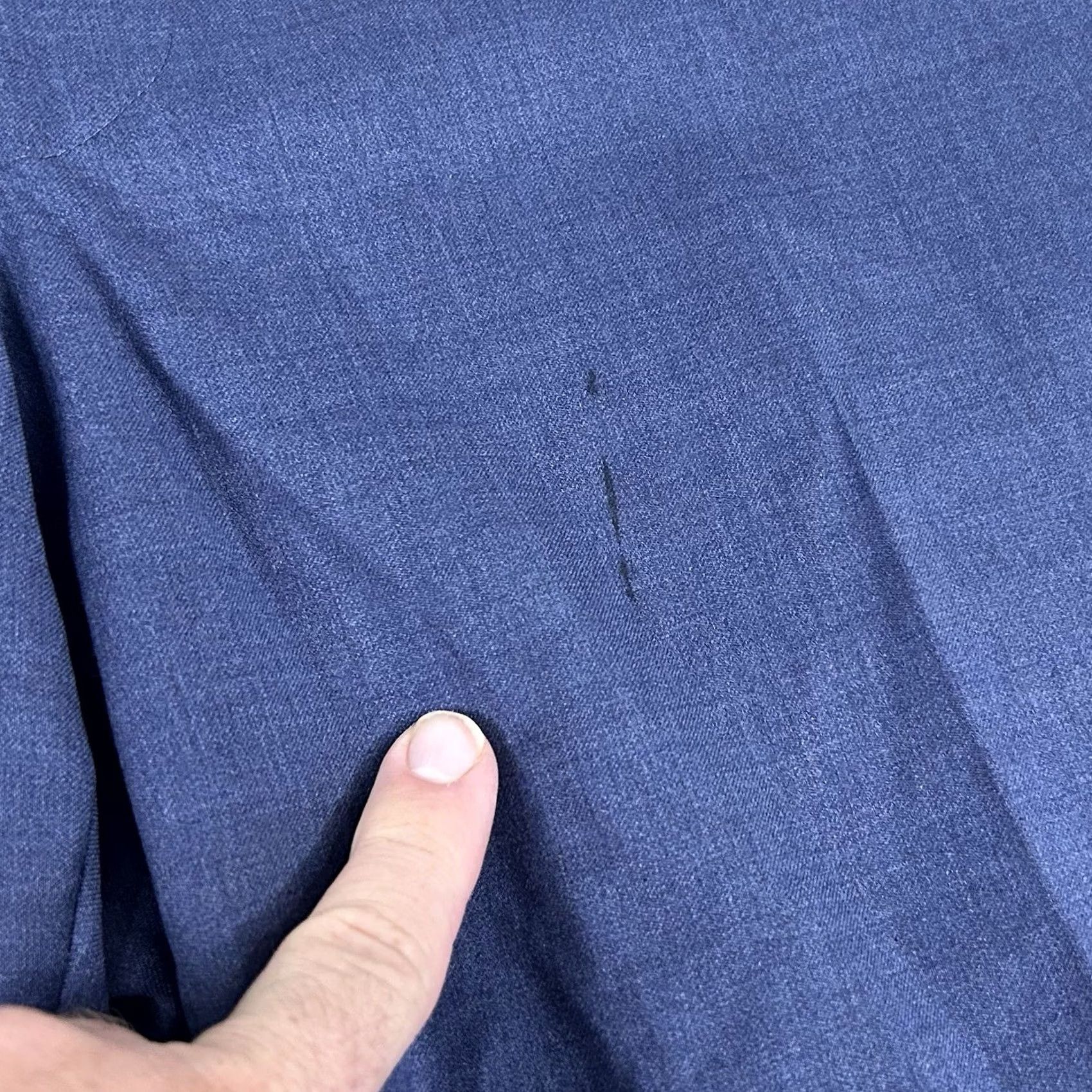 Peter Millar Peter Millar Wool Blend Luxury Dress Pants Blue Flat Front Formal Casual 38 x 33 Mens Size US 38 / EU 54 - 4 Thumbnail