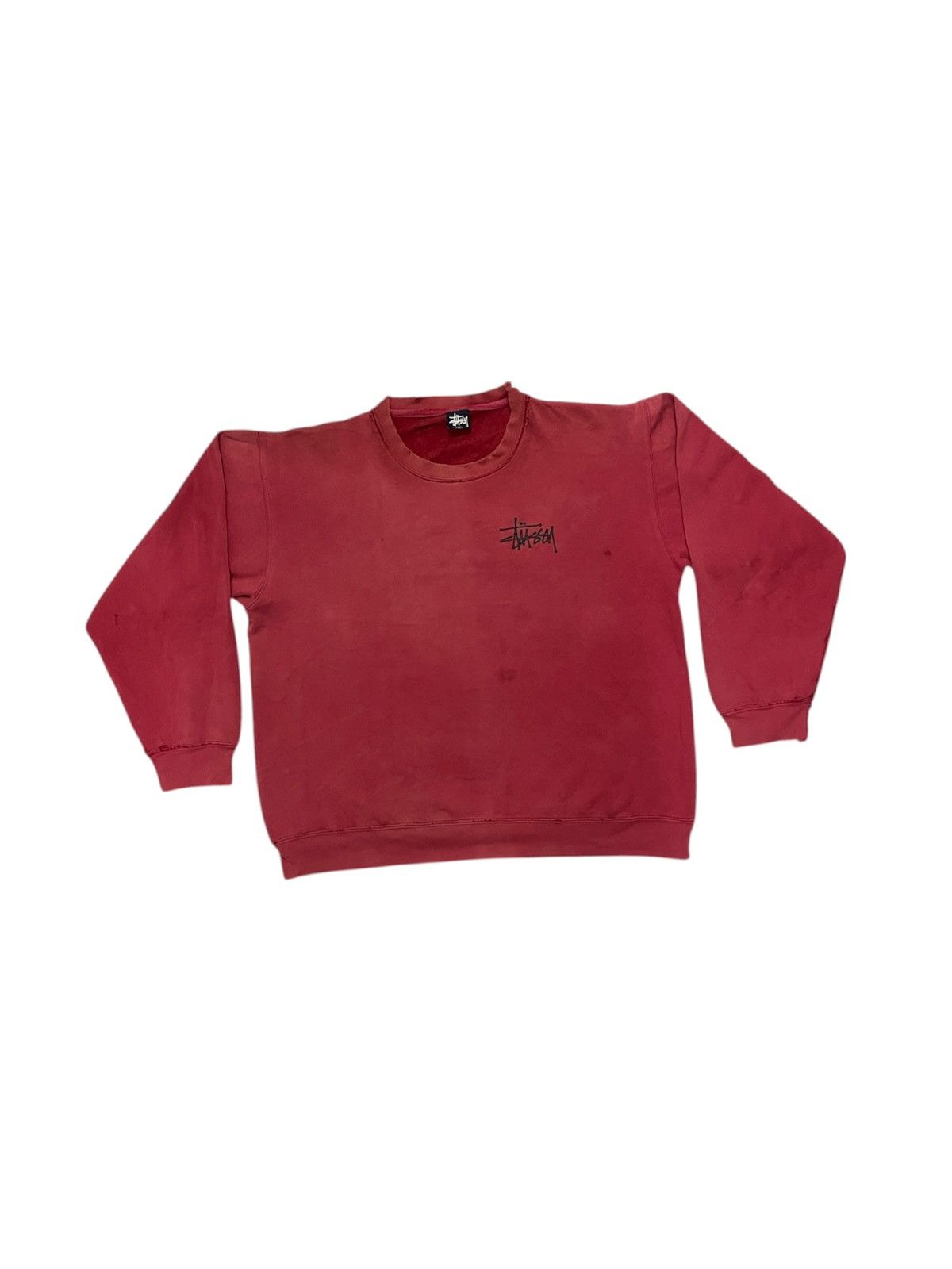 Stussy 90s STUSSY DRAGON BIG LOGO SWEATSHIRT DISTRESSED FADED RARE Size US M / EU 48-50 / 2 - 2 Thumbnail