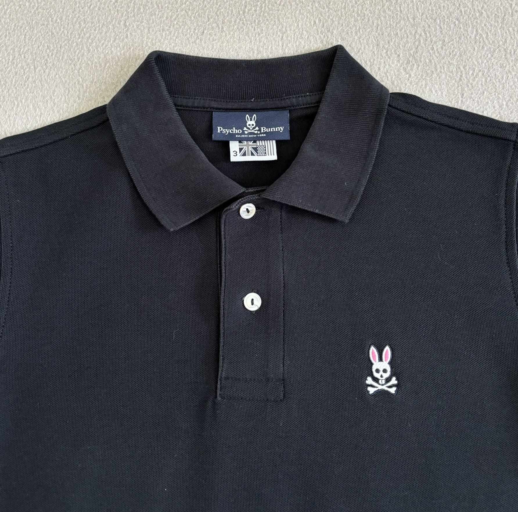 Psycho Bunny Psycho Bunny Black Polo Small Size US S / EU 44-46 / 1 - 7 Thumbnail