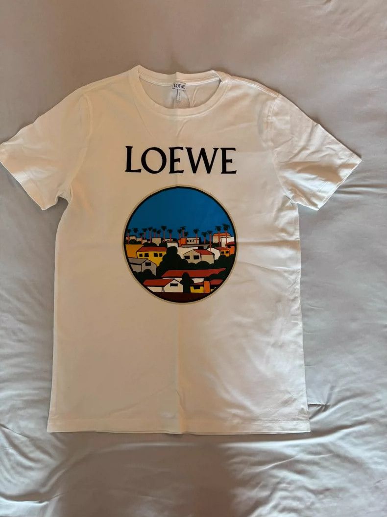 Loewe Loewe White T-Shirt Size S- DMC Size US S / EU 44-46 / 1 - 1 Thumbnail