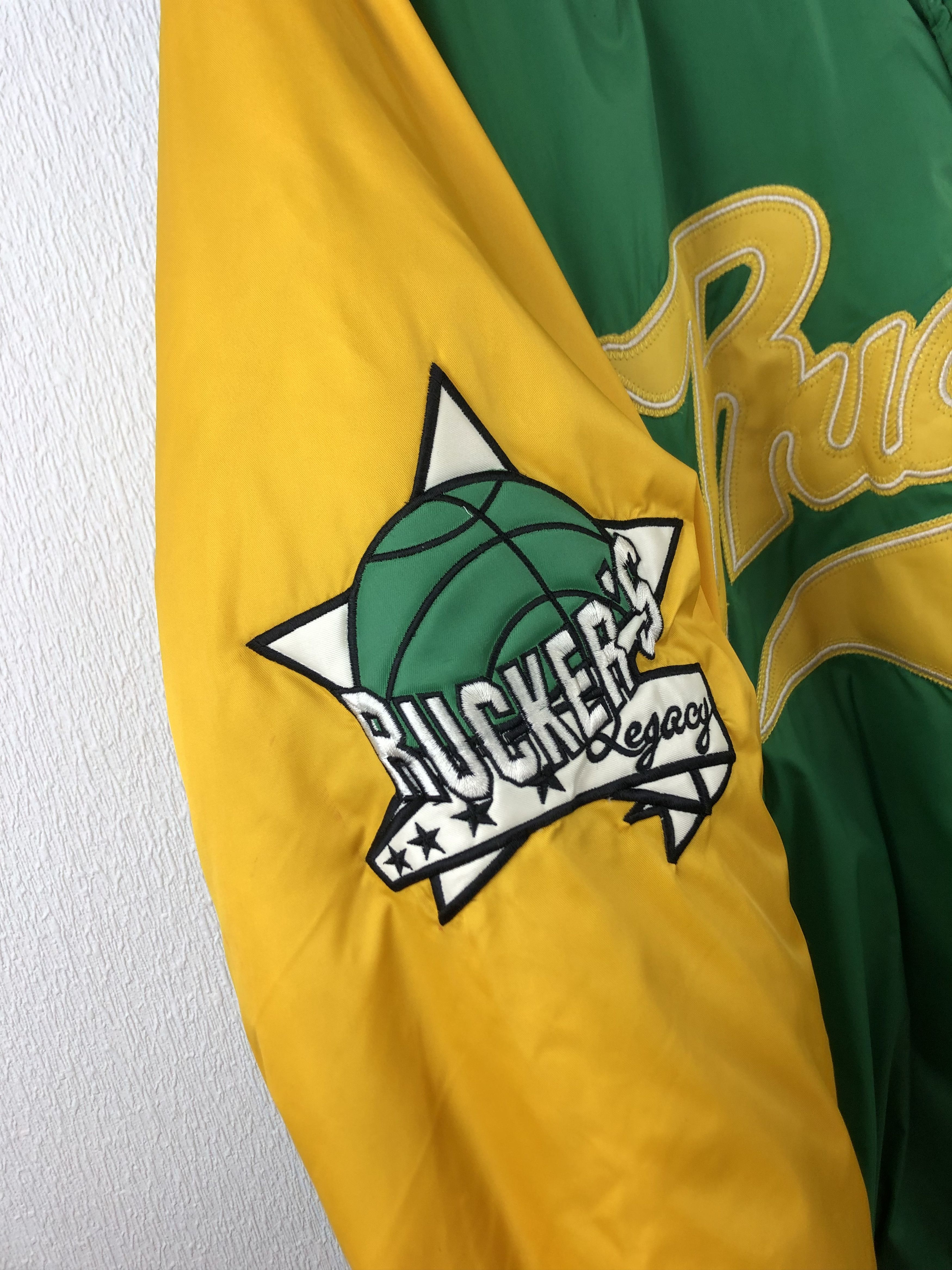 Vintage Ruckers Legacy by Raw Blue Satin Button Front Jacket Bomber Size US XXL / EU 58 / 5 - 6 Thumbnail