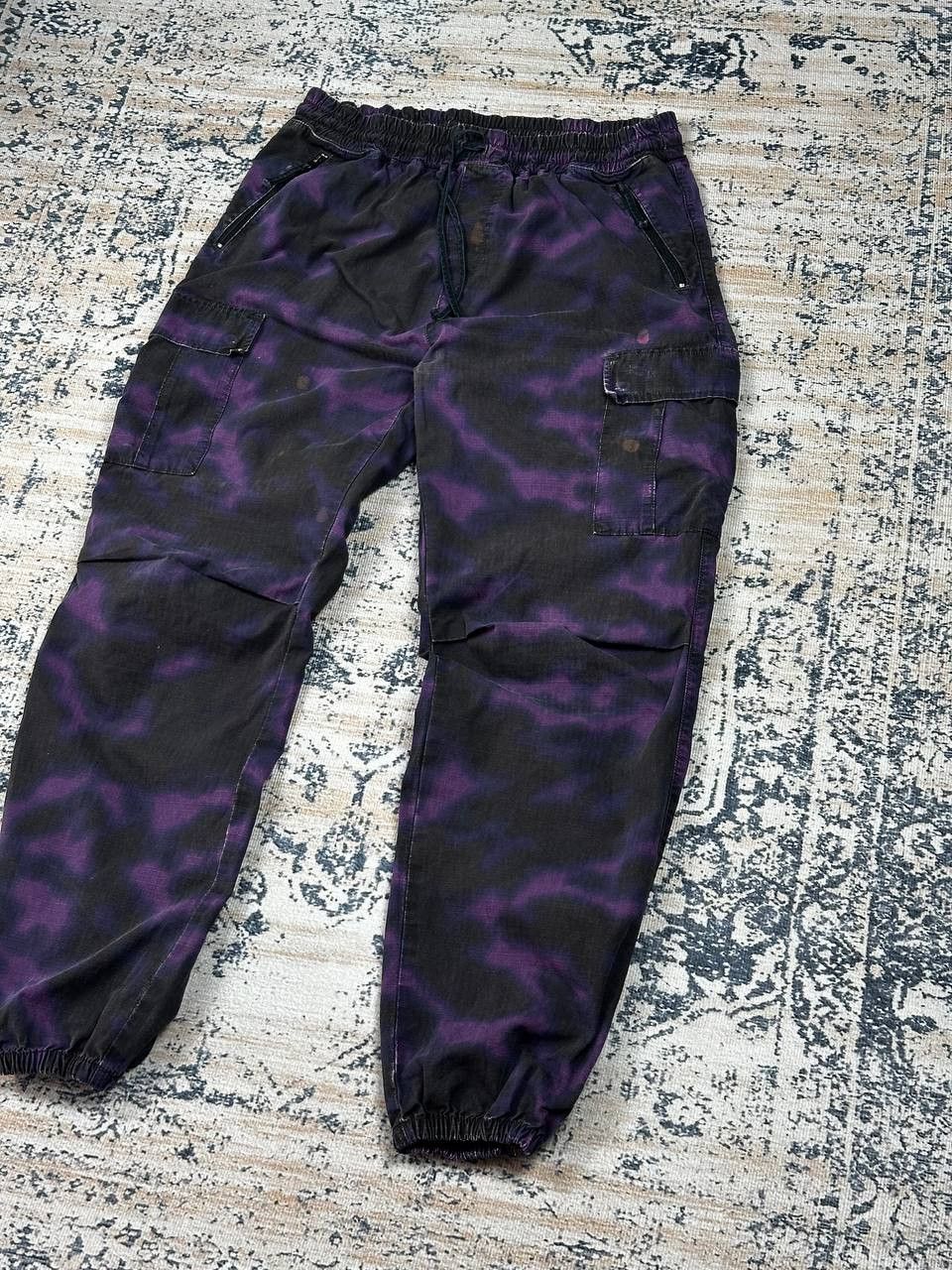 Carhartt Vintage Carhartt WIP Blur Purple Camo Cargo Pants Size US 32 / EU 48 - 2 Thumbnail