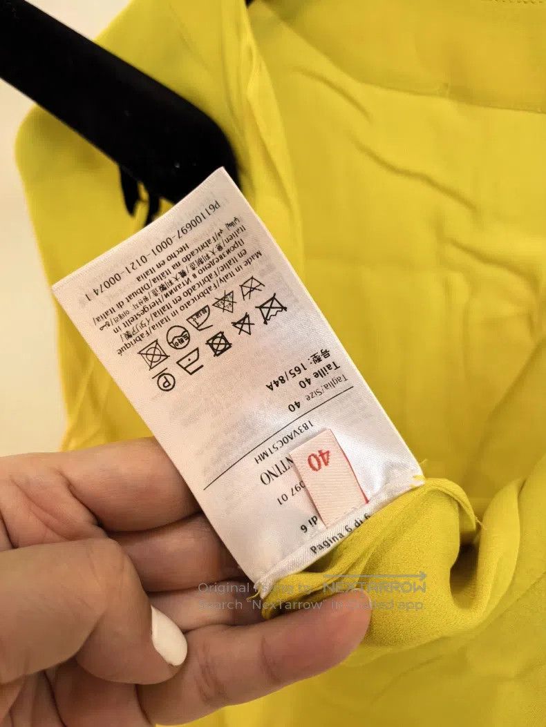 Valentino Valentino Women's yellow silk maxi dress Size S / US 4 / IT 40 - 4 Thumbnail