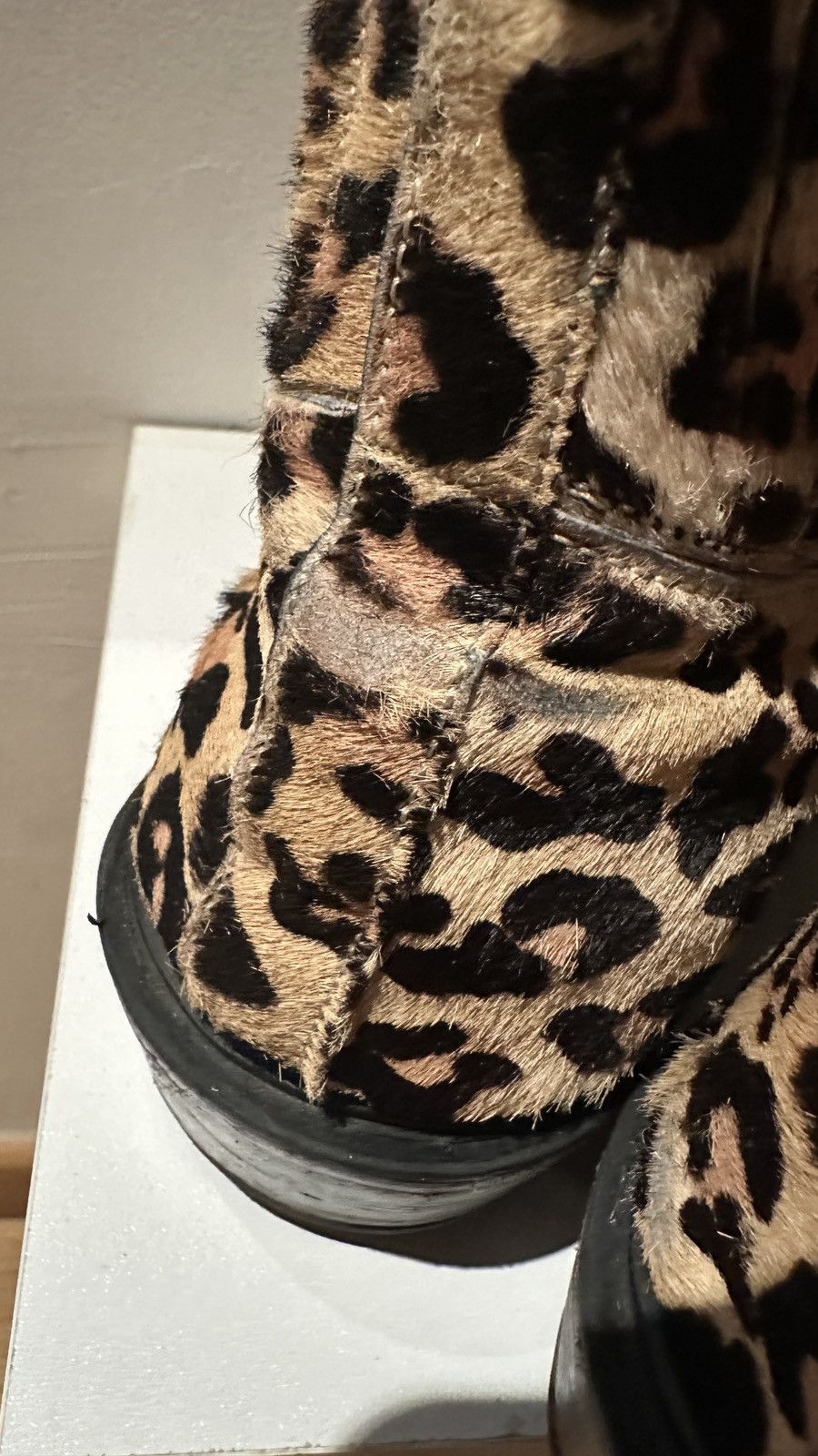 Handmade Custom Made Animal Print boots 8.5us amiri ysl Celine Size US 8.5 / EU 41-42 - 9 Thumbnail