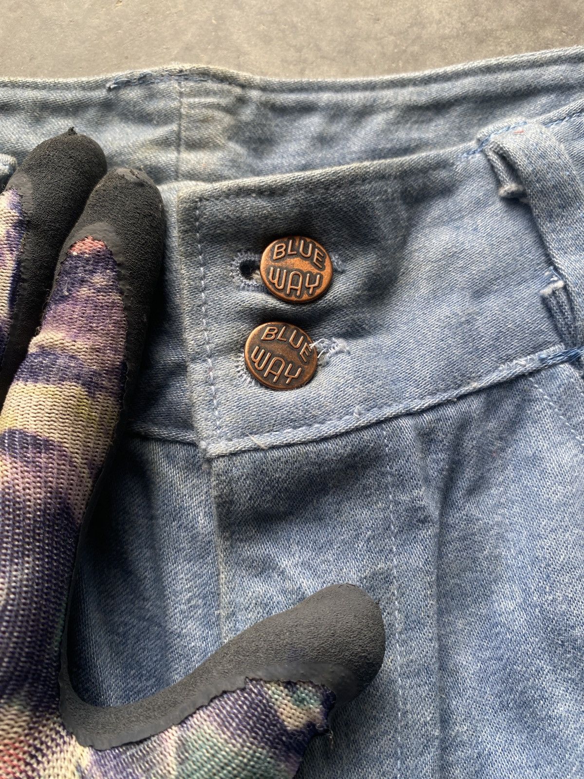 If Six Was Nine × Japanese Brand Vintage blueway flare jeans Size 30" / US 8 / IT 44 - 7 Thumbnail