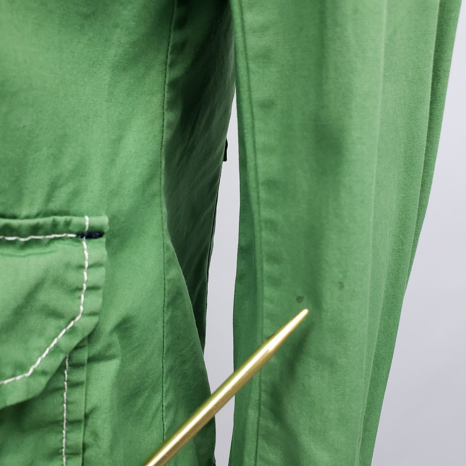 Loft × Vintage Ann Taylor LOFT Jacket Safari Utility Style Snap Closure y2k Size M / US 6-8 / IT 42-44 - 14 Thumbnail