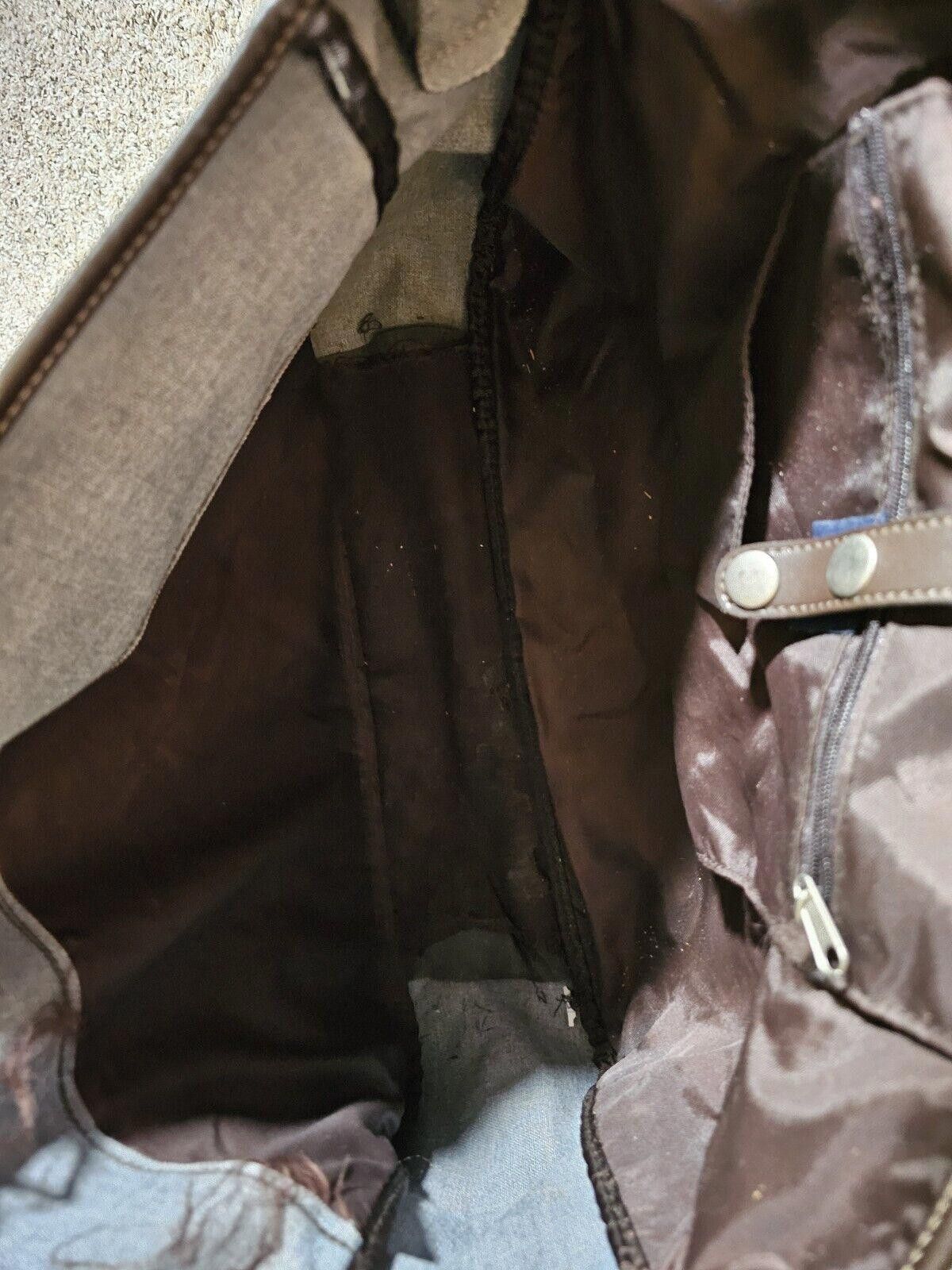 Gap GAP Brown leather messenger bag crossbody school travel Work Size ONE SIZE - 7 Thumbnail