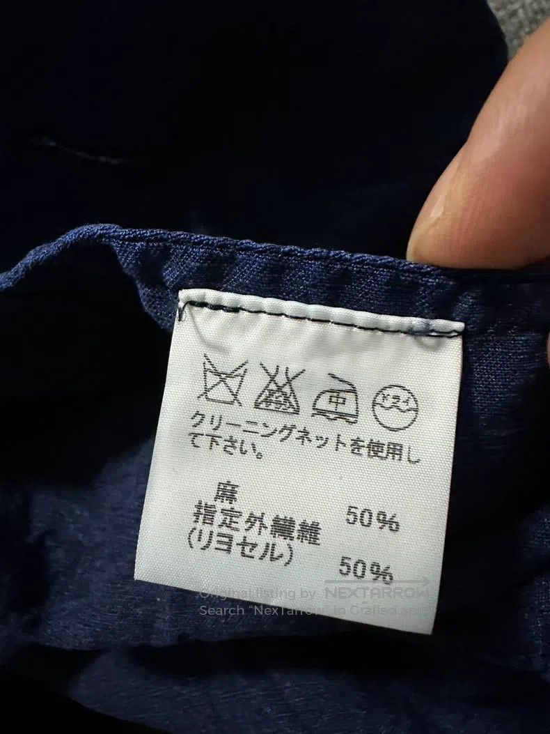 Issey Miyake Issey Miyake Indigo Dyed Linen Special Fabric Men's Casual Size US L / EU 52-54 / 3 - 8 Thumbnail