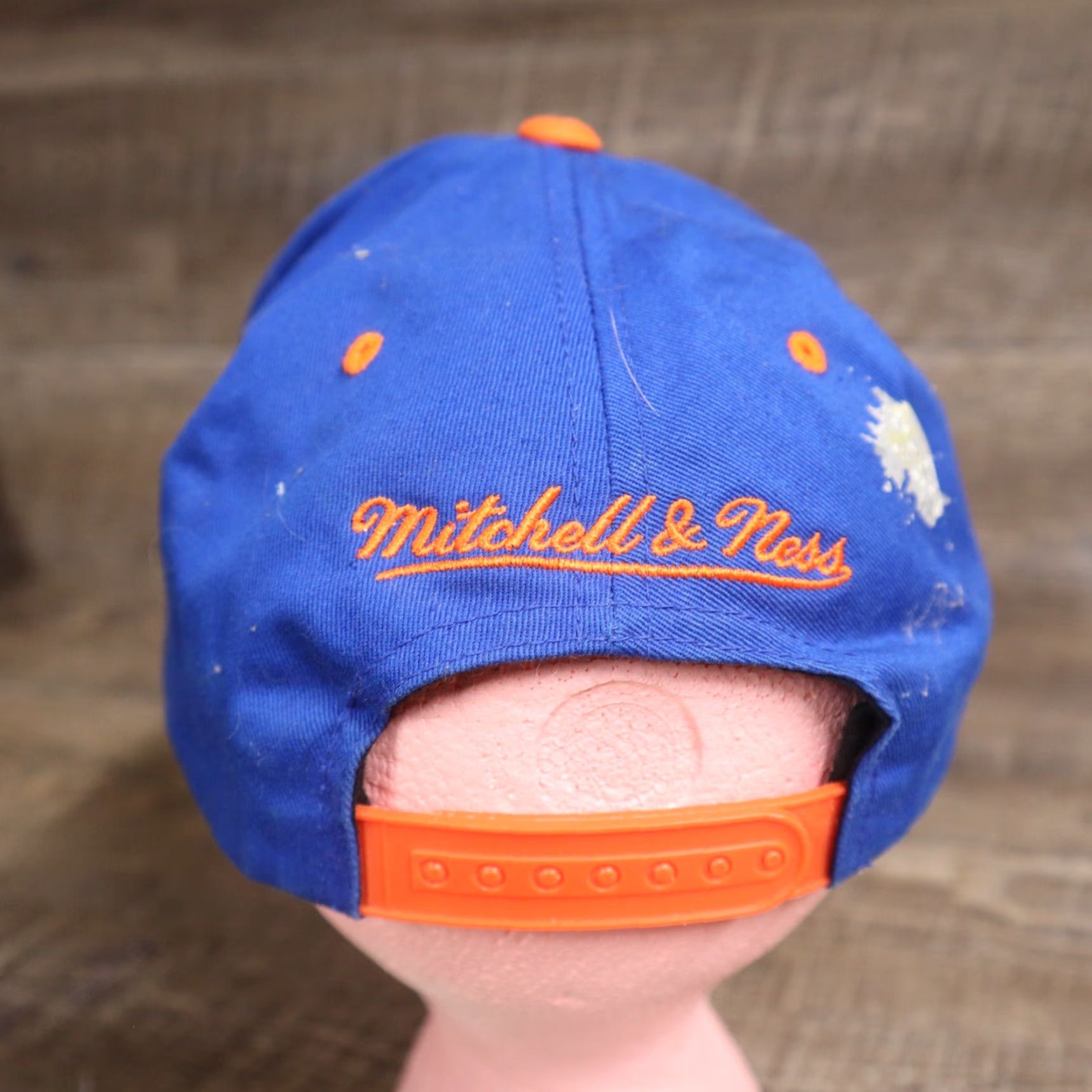 Mitchell & Ness Mitch And Ness Hat Snapback Blue Adult One Size Adjustable Cap Size ONE SIZE - 4 Thumbnail