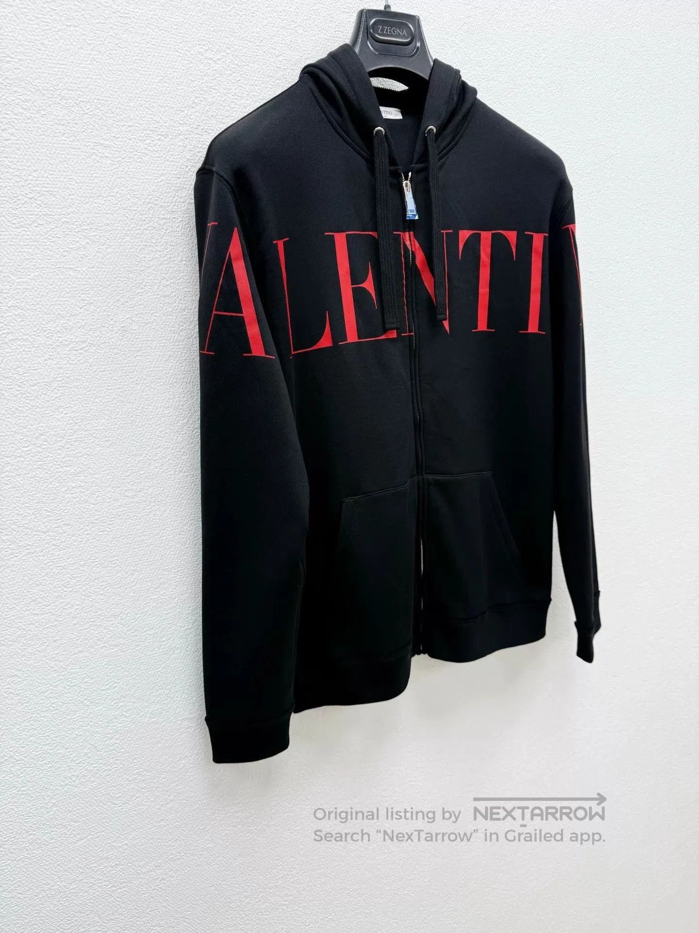Valentino valentino black hooded zip-up jacket. Size US S / EU 44-46 / 1 - 1 Thumbnail